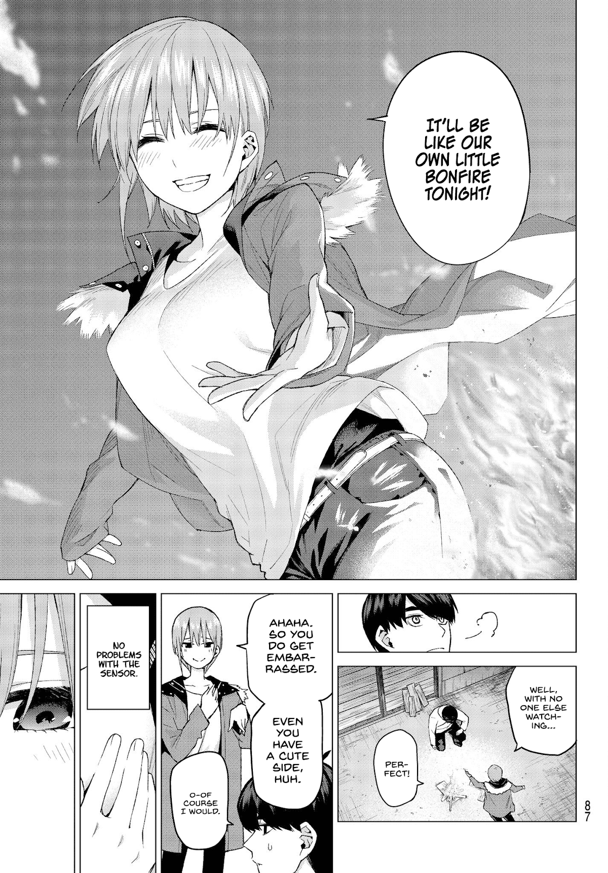 Go-Toubun no Hanayome Chapter 28 page 11 - Chapter 28: The Legend that Binds - Day Two ④