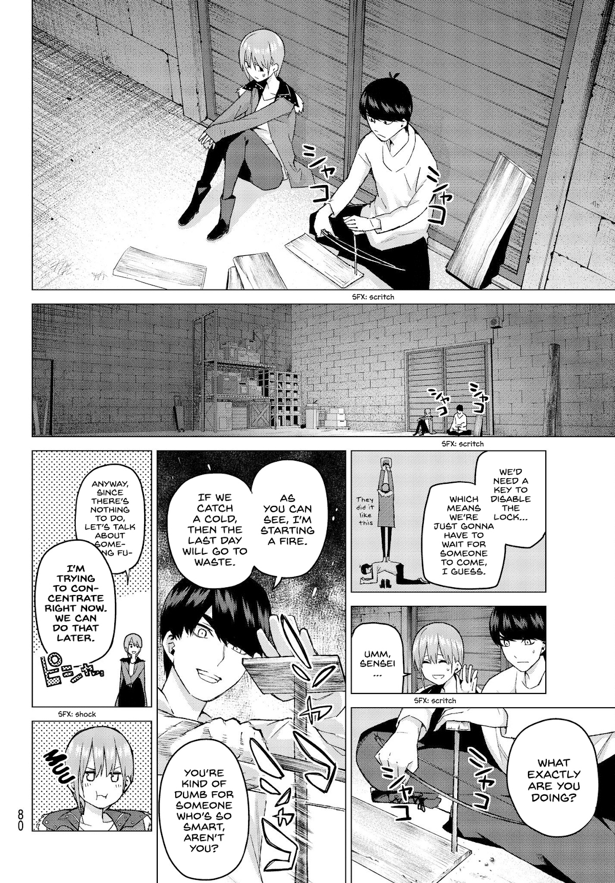 Go-Toubun no Hanayome Chapter 28 page 4 - Chapter 28: The Legend that Binds - Day Two ④