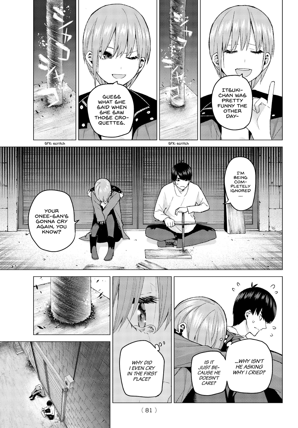 Go-Toubun no Hanayome Chapter 28 page 5 - Chapter 28: The Legend that Binds - Day Two ④