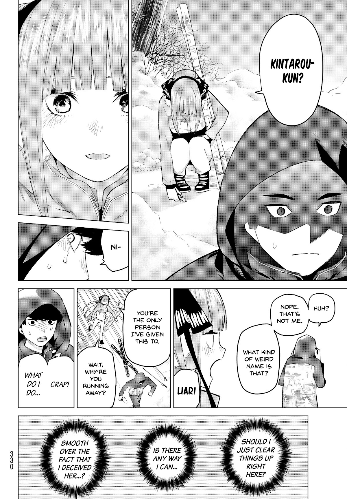 Go-Toubun no Hanayome Chapter 29 page 10 - Chapter 29: The Legend that Binds - Day Three