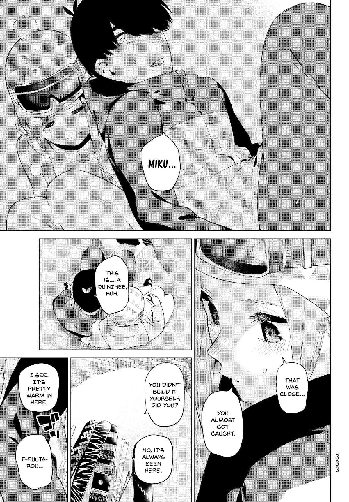 Go-Toubun no Hanayome Chapter 29 page 13 - Chapter 29: The Legend that Binds - Day Three