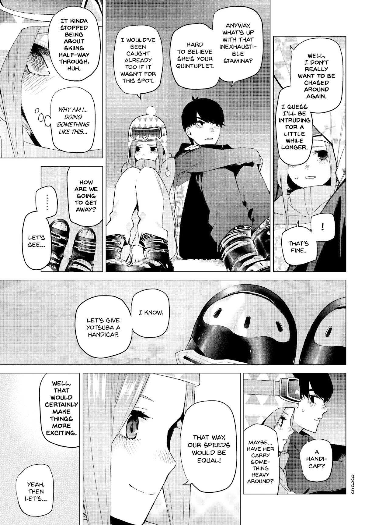Go-Toubun no Hanayome Chapter 29 page 15 - Chapter 29: The Legend that Binds - Day Three