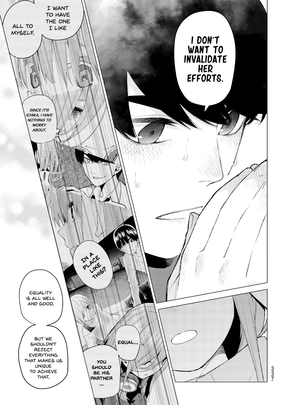 Go-Toubun no Hanayome Chapter 29 page 17 - Chapter 29: The Legend that Binds - Day Three