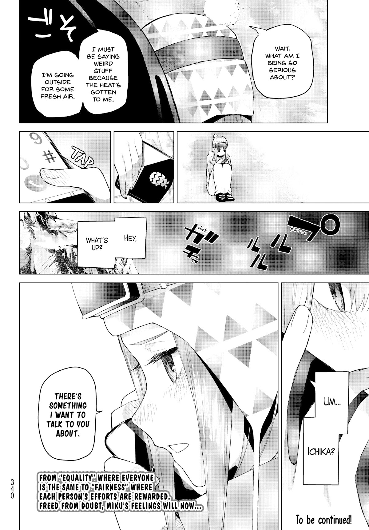 Go-Toubun no Hanayome Chapter 29 page 20 - Chapter 29: The Legend that Binds - Day Three