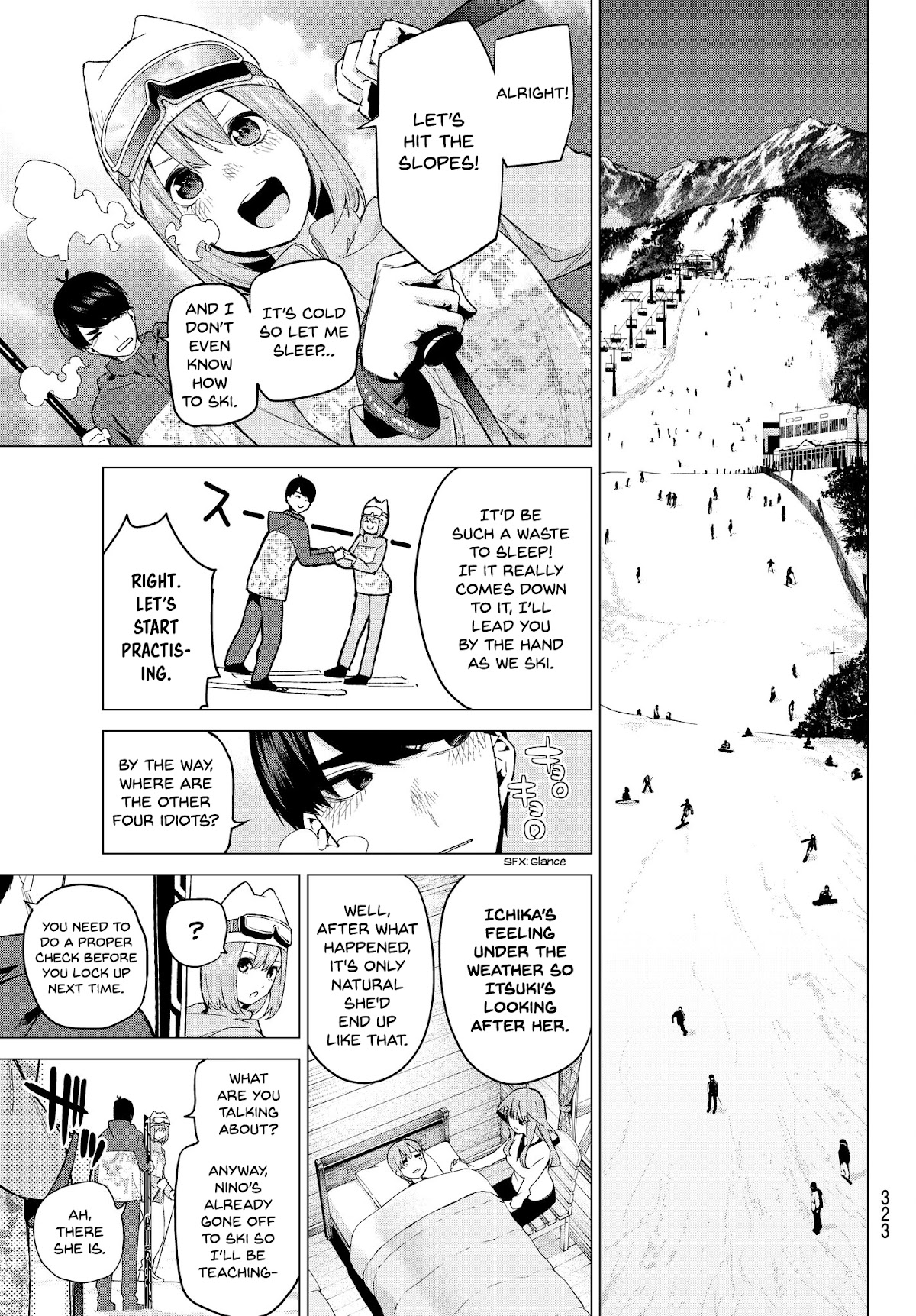 Go-Toubun no Hanayome Chapter 29 page 3 - Chapter 29: The Legend that Binds - Day Three
