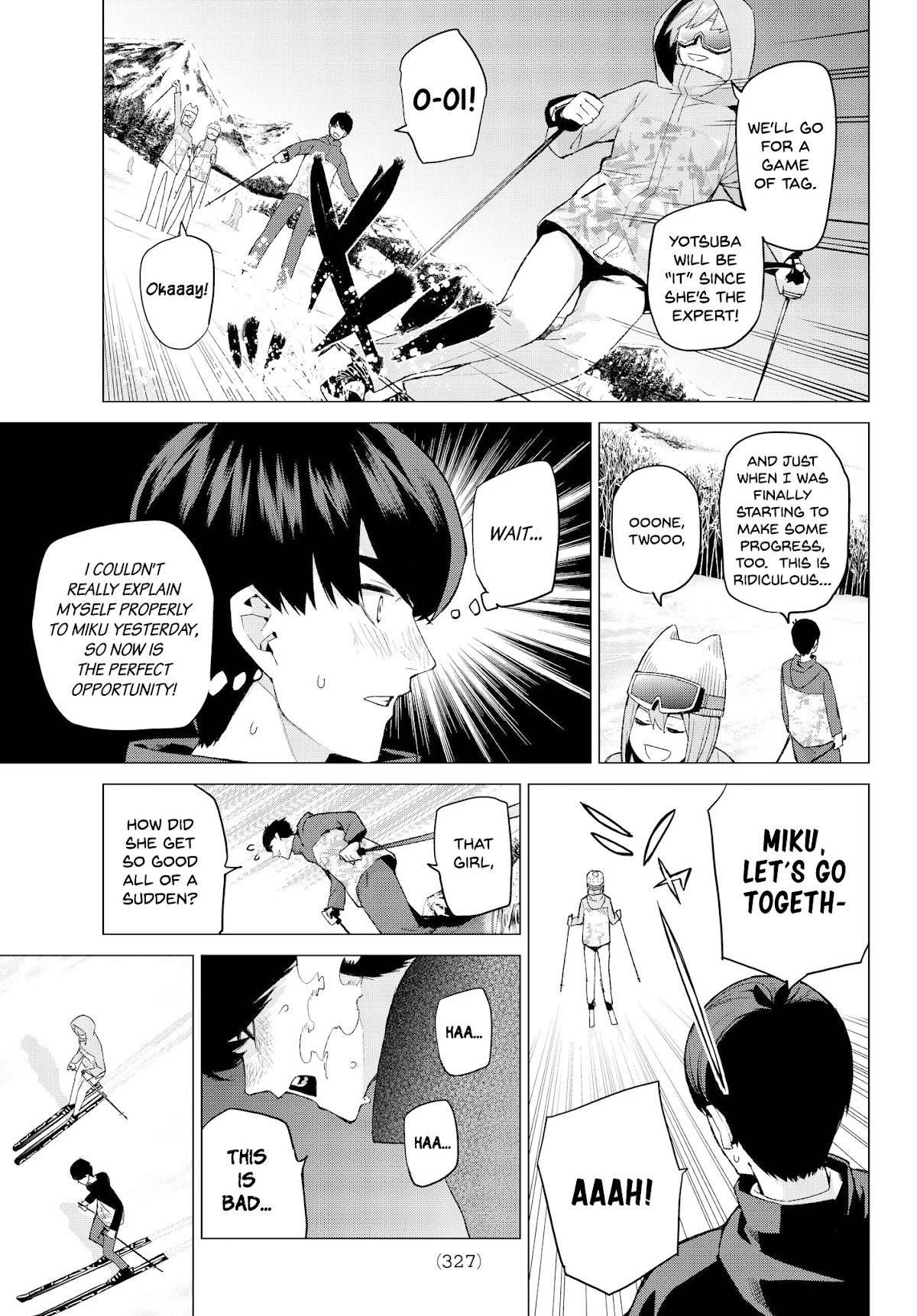 Go-Toubun no Hanayome Chapter 29 page 7 - Chapter 29: The Legend that Binds - Day Three