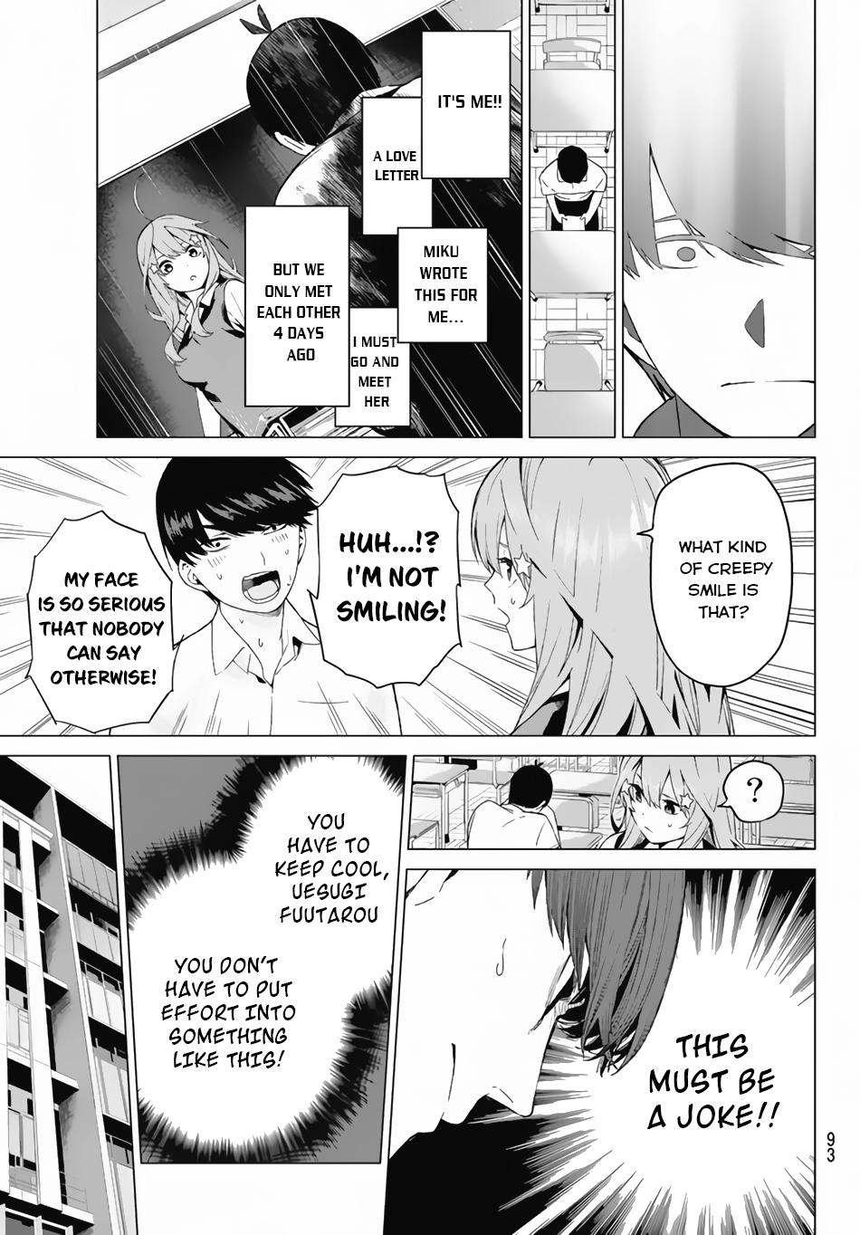 Go-Toubun no Hanayome Chapter 3 page 16 - Chapter 3: Confession on the Rooftop