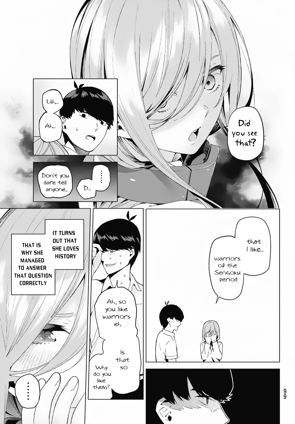 Go-Toubun no Hanayome Chapter 3 page 22 - Chapter 3: Confession on the Rooftop