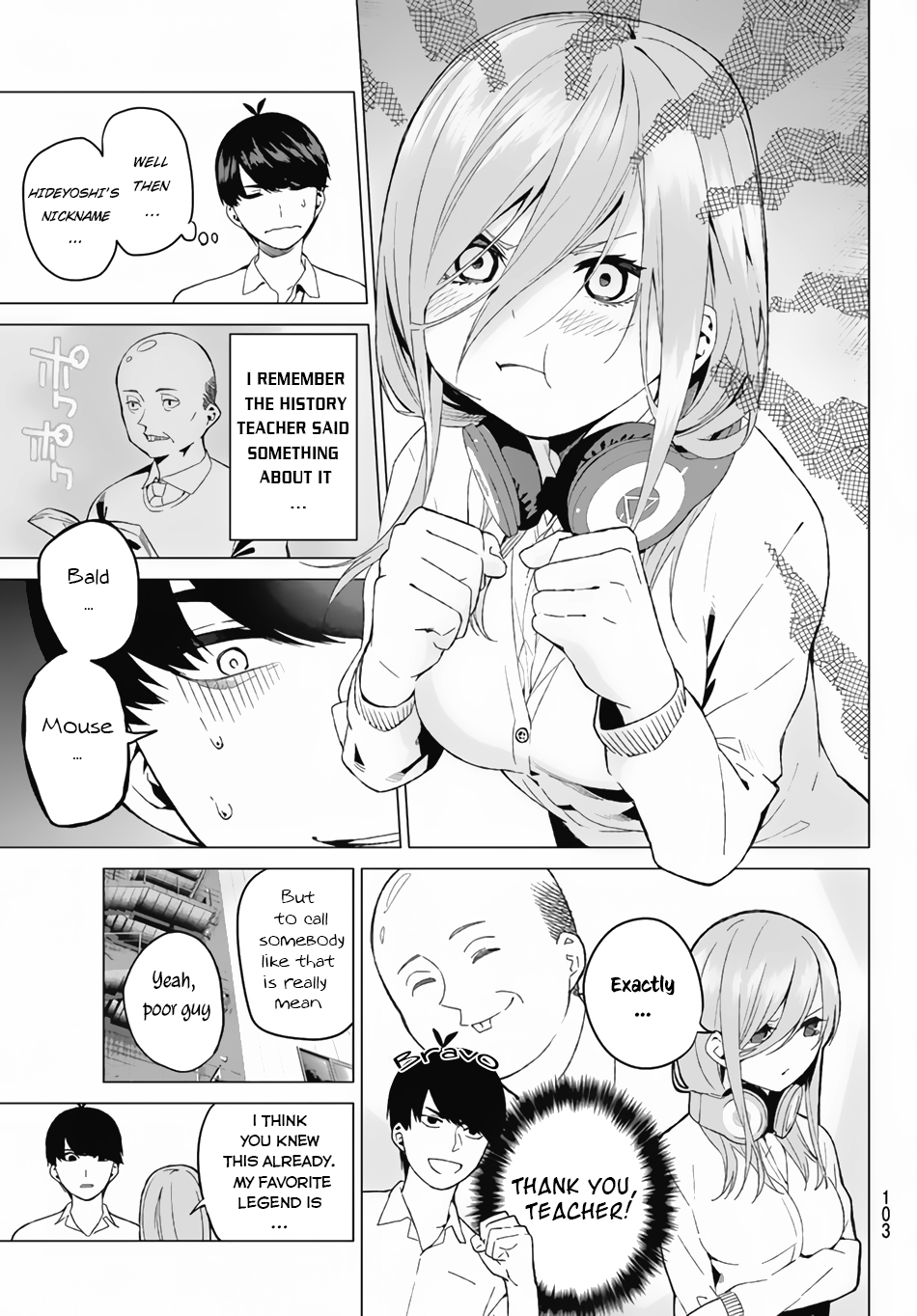 Go-Toubun no Hanayome Chapter 3 page 26 - Chapter 3: Confession on the Rooftop