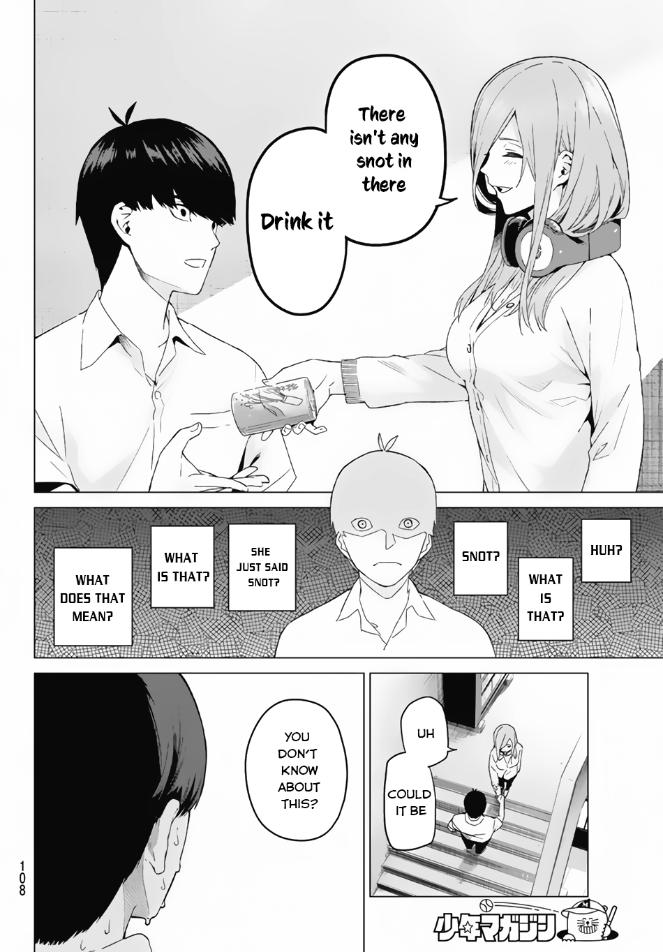 Go-Toubun no Hanayome Chapter 3 page 30 - Chapter 3: Confession on the Rooftop