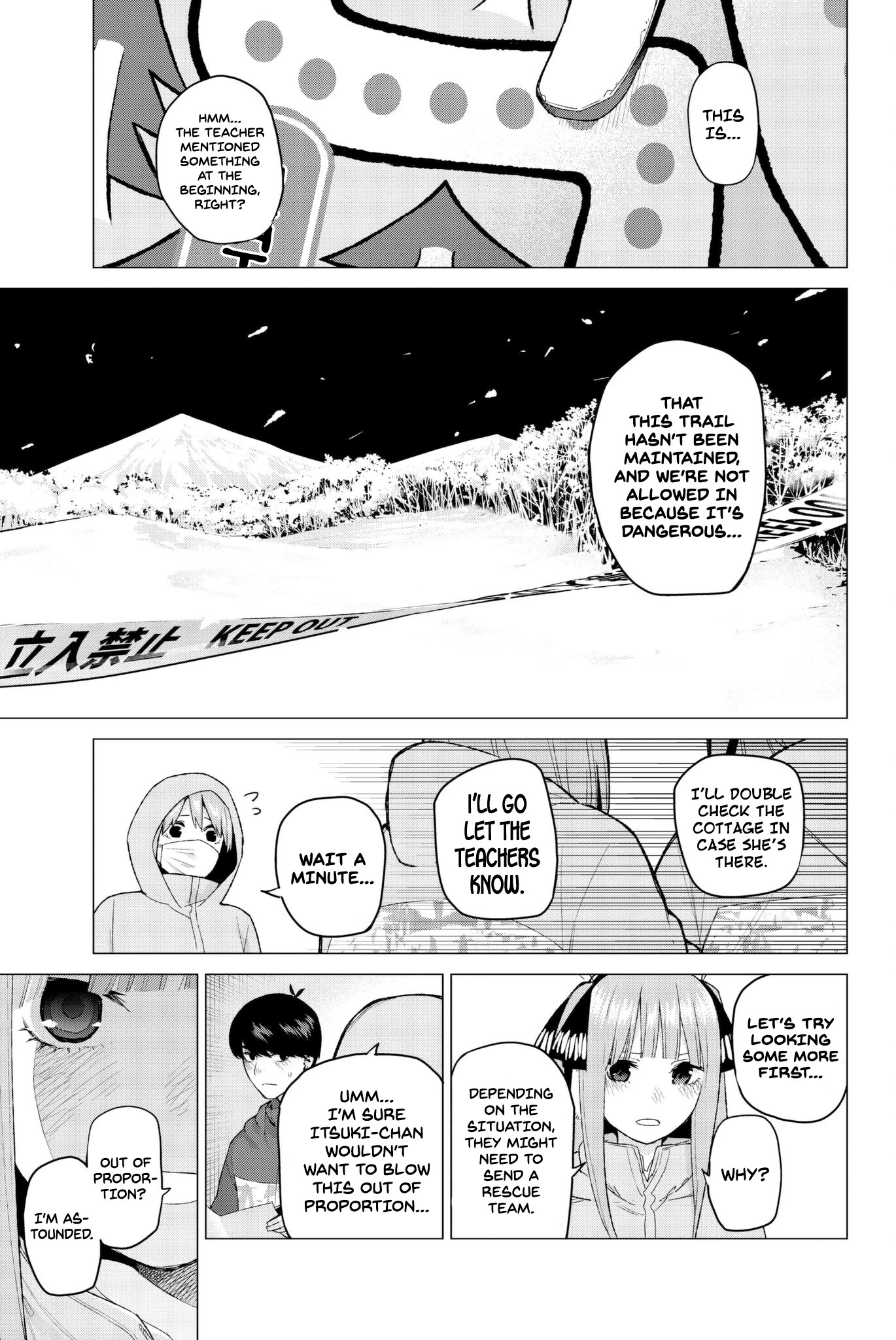 Go-Toubun no Hanayome Chapter 30 page 11 - Chapter 30: The Legend that Binds - Day Three ②