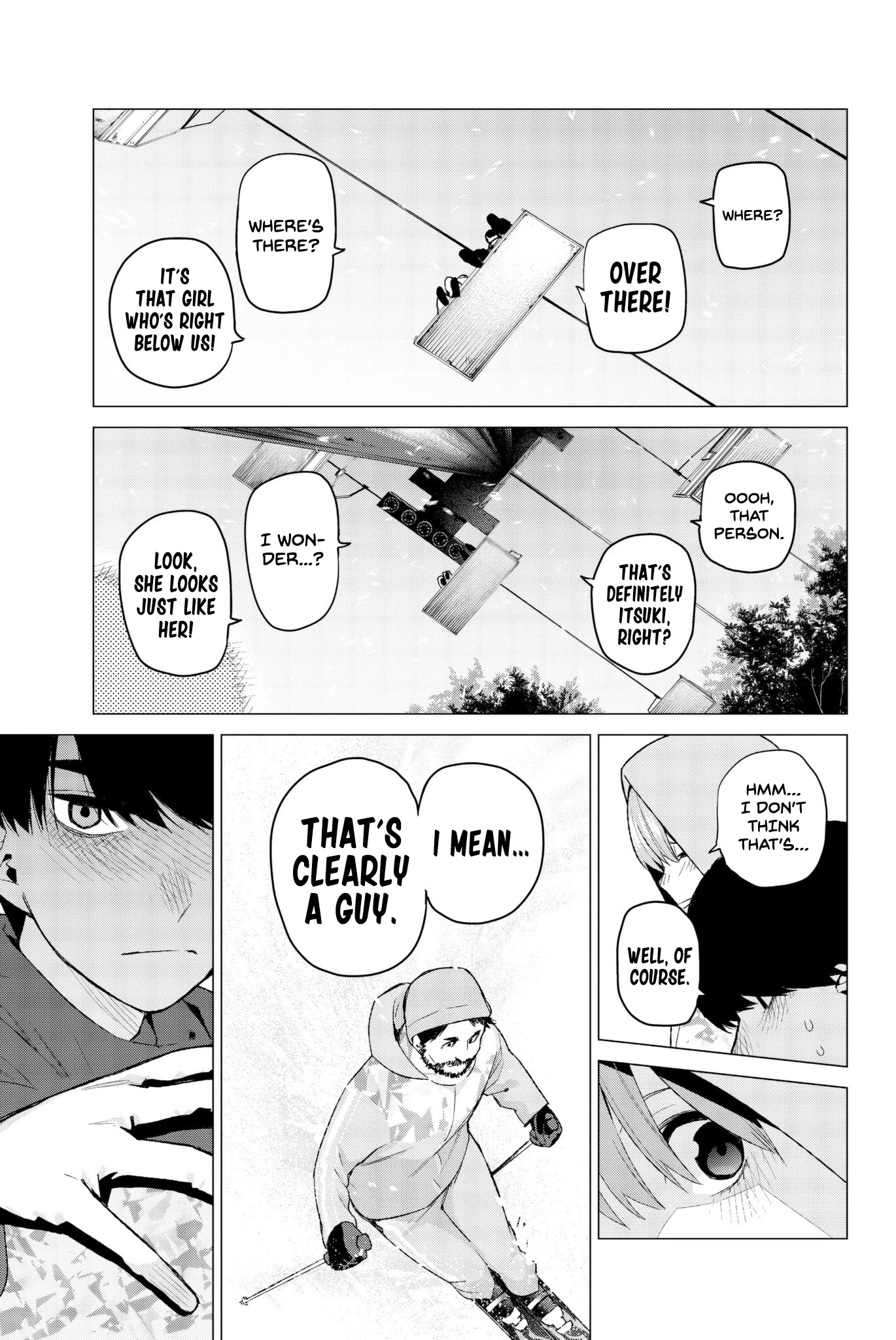 Go-Toubun no Hanayome Chapter 30 page 15 - Chapter 30: The Legend that Binds - Day Three ②