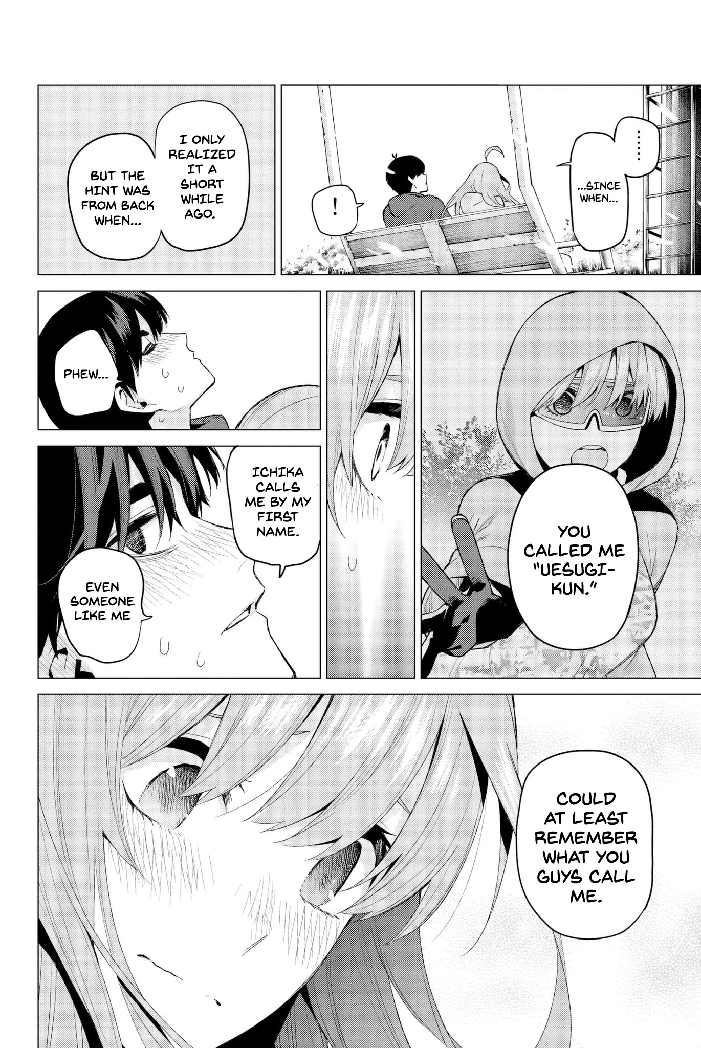 Go-Toubun no Hanayome Chapter 30 page 17 - Chapter 30: The Legend that Binds - Day Three ②