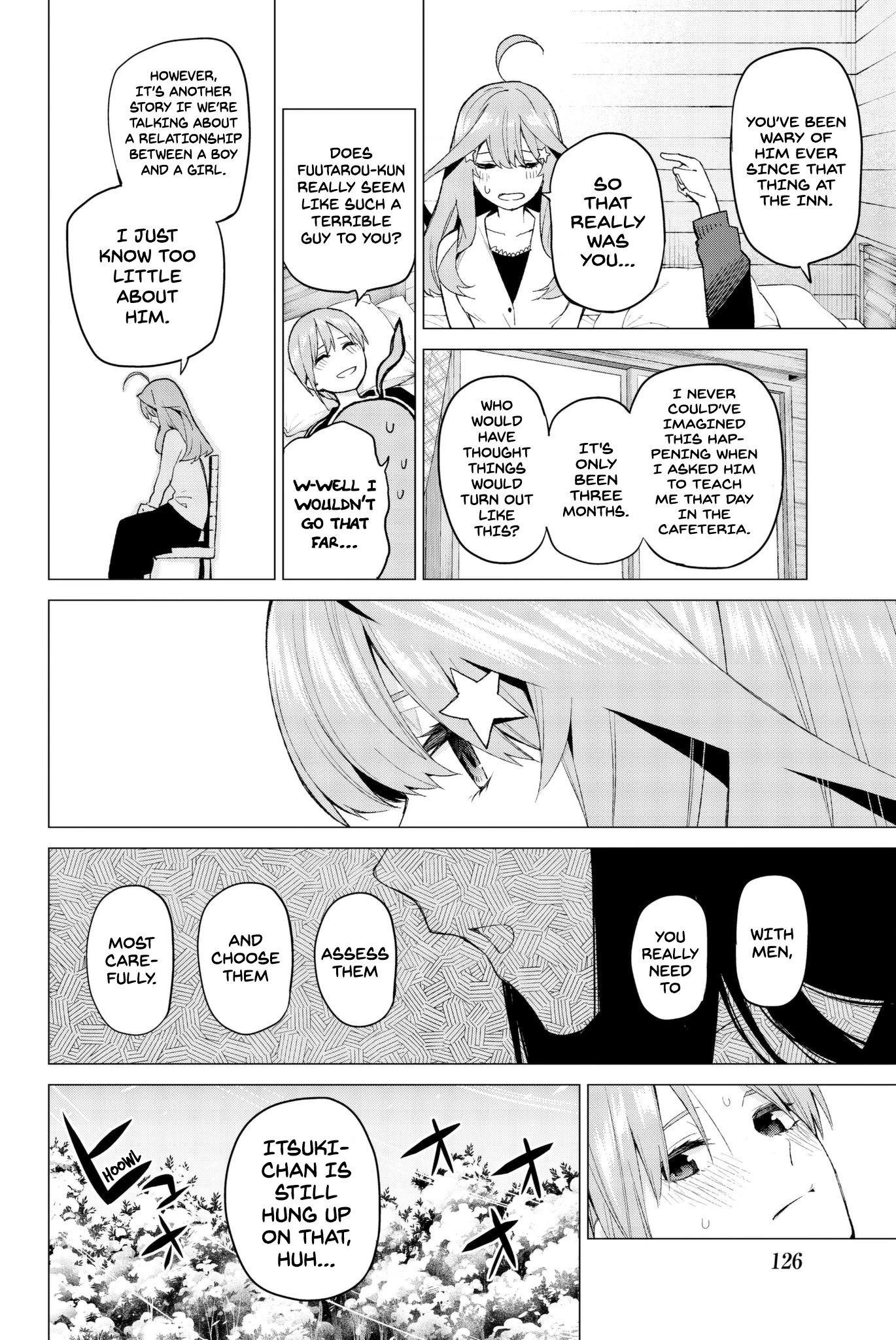 Go-Toubun no Hanayome Chapter 30 page 2 - Chapter 30: The Legend that Binds - Day Three ②