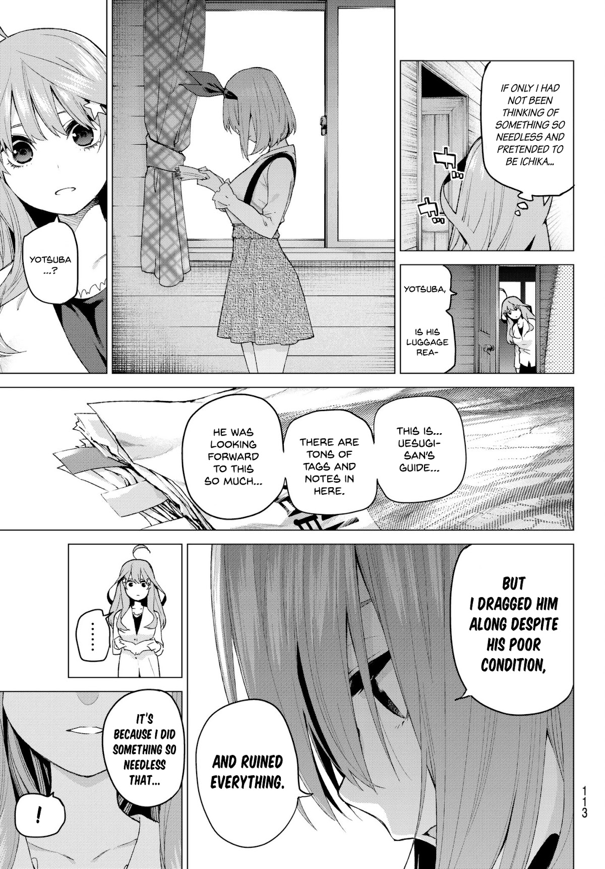 Go-Toubun no Hanayome Chapter 31 page 10 - Chapter 31: The Legend that Binds - Day Three ③