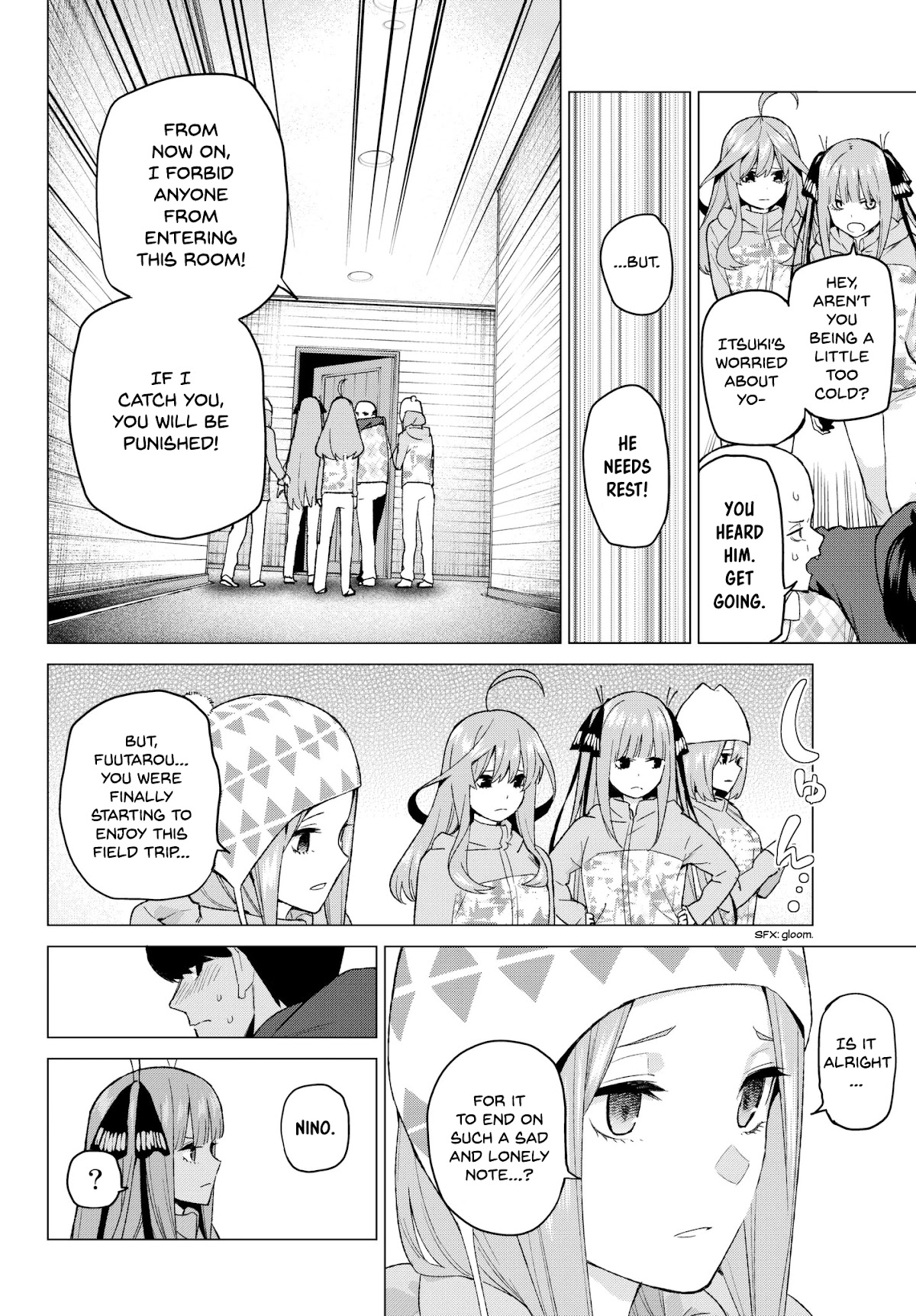 Go-Toubun no Hanayome Chapter 31 page 2 - Chapter 31: The Legend that Binds - Day Three ③