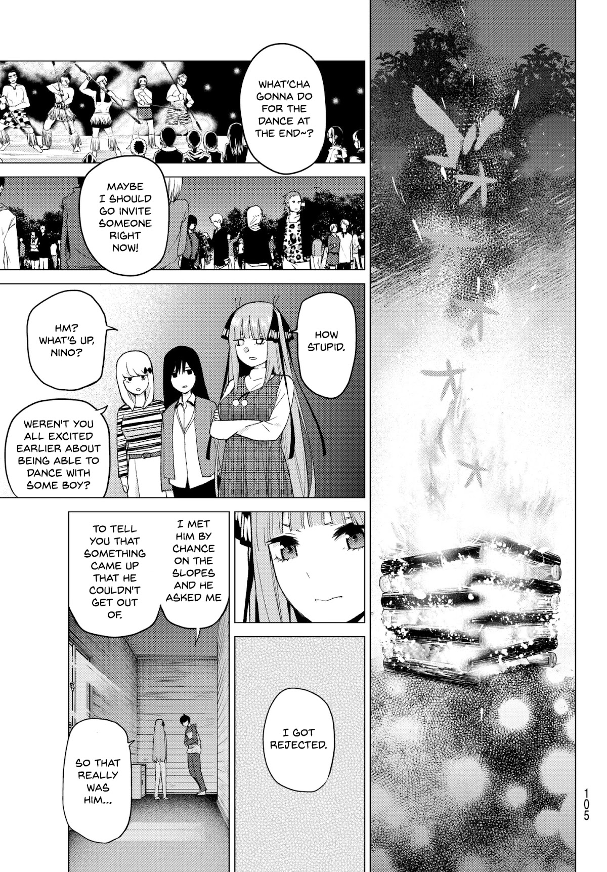 Go-Toubun no Hanayome Chapter 31 page 3 - Chapter 31: The Legend that Binds - Day Three ③