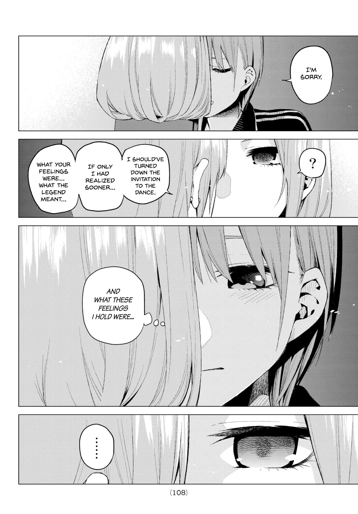 Go-Toubun no Hanayome Chapter 31 page 6 - Chapter 31: The Legend that Binds - Day Three ③