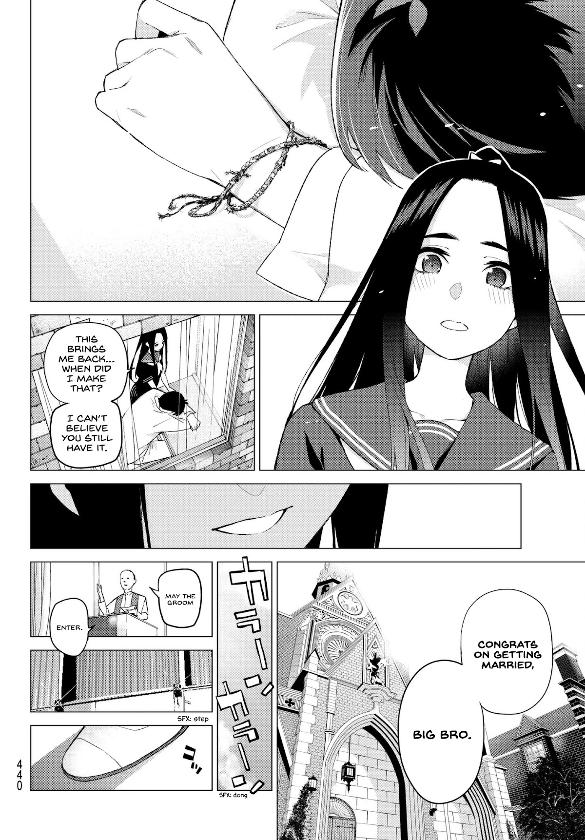 Go-Toubun no Hanayome Chapter 32 page 10 - Chapter 32: The Legend that Binds - Day Two Thousand