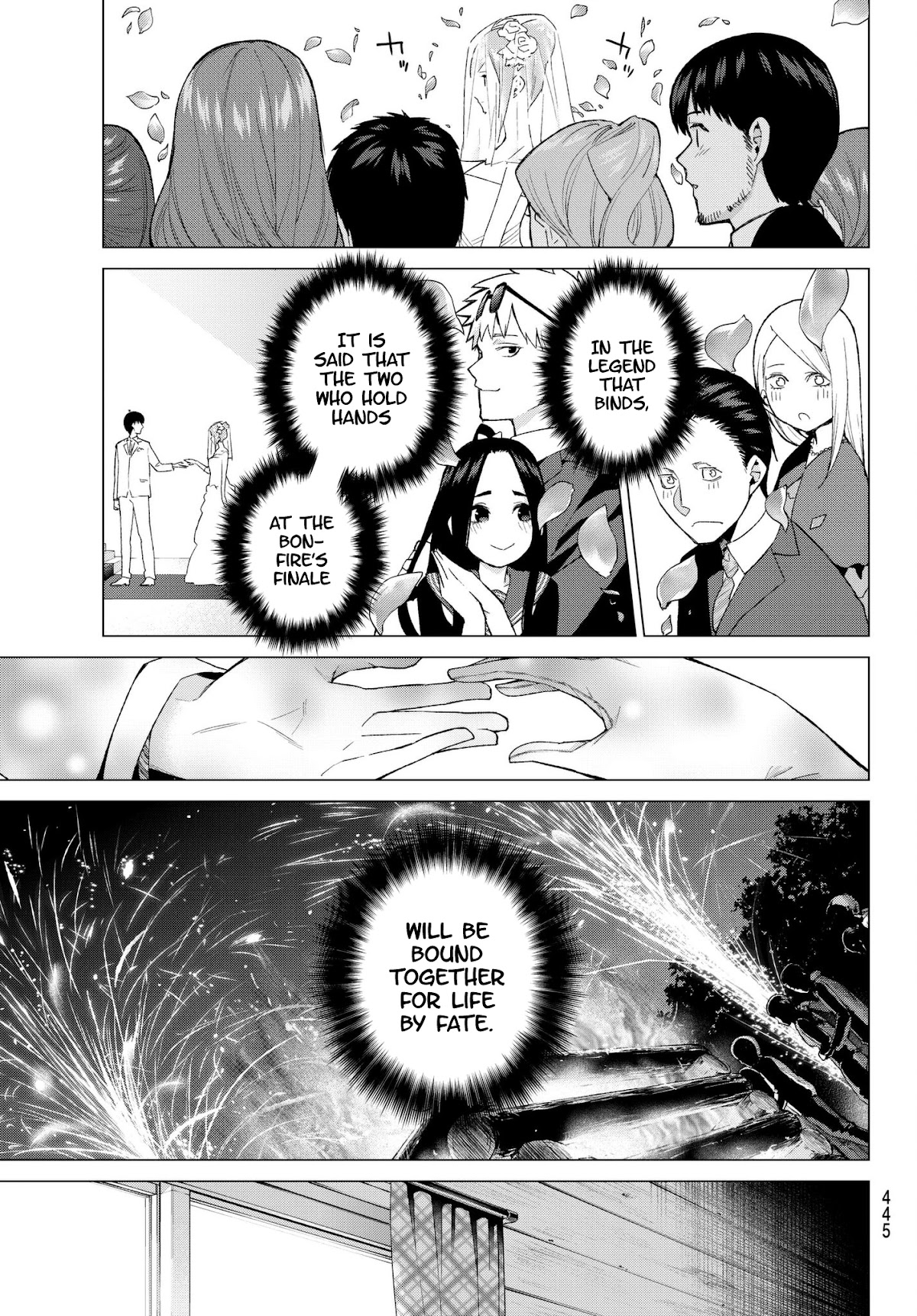 Go-Toubun no Hanayome Chapter 32 page 15 - Chapter 32: The Legend that Binds - Day Two Thousand
