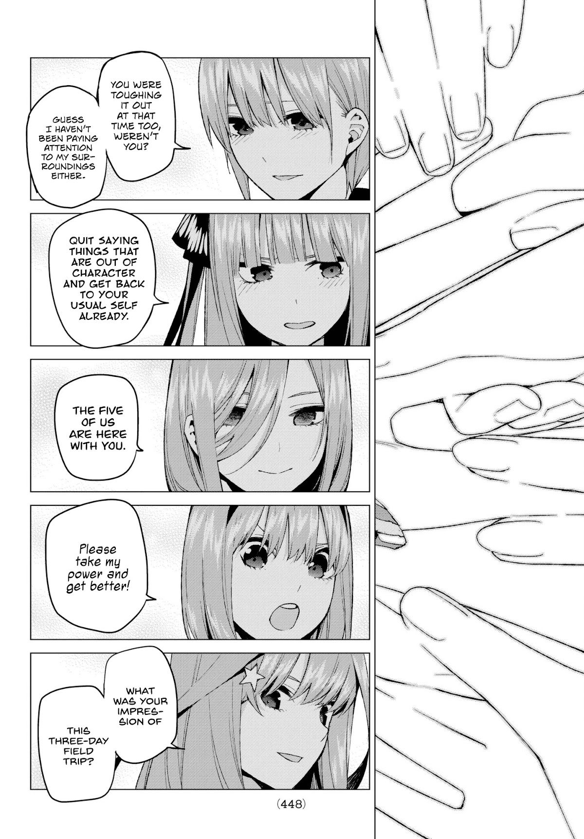 Go-Toubun no Hanayome Chapter 32 page 17 - Chapter 32: The Legend that Binds - Day Two Thousand