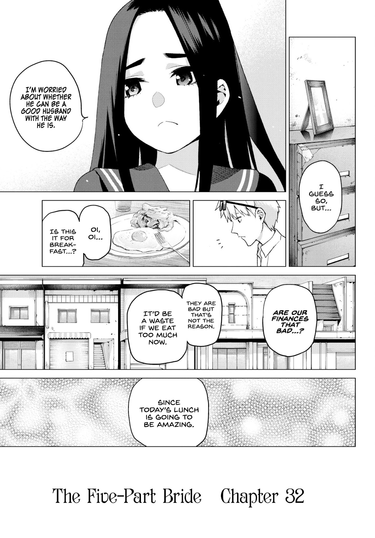 Go-Toubun no Hanayome Chapter 32 page 3 - Chapter 32: The Legend that Binds - Day Two Thousand