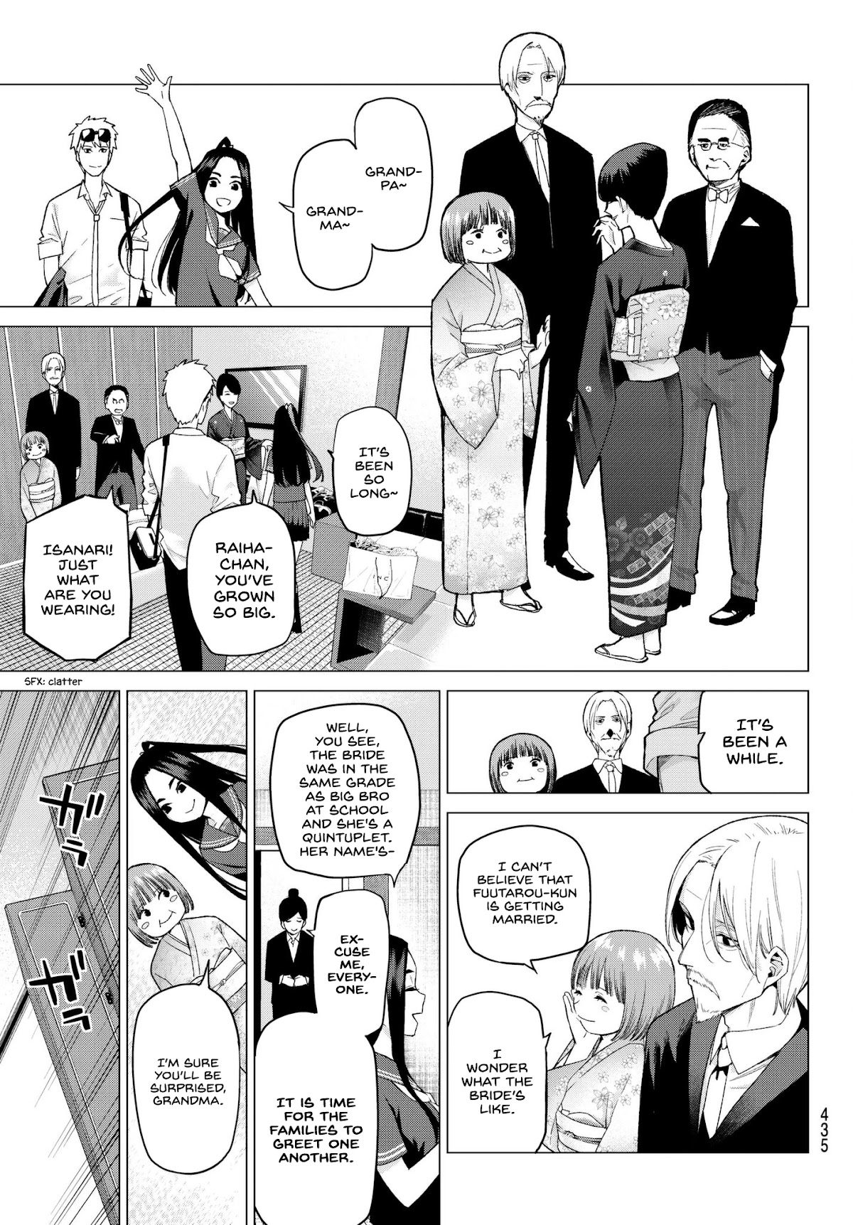 Go-Toubun no Hanayome Chapter 32 page 5 - Chapter 32: The Legend that Binds - Day Two Thousand