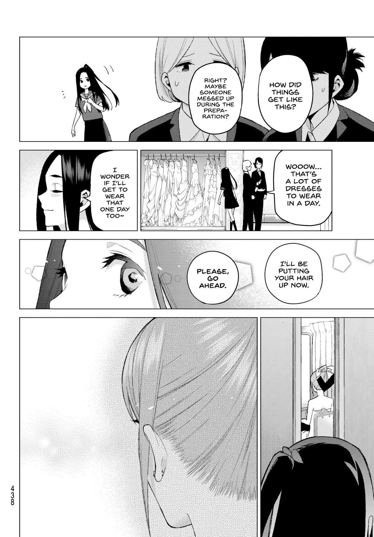 Go-Toubun no Hanayome Chapter 32 page 8 - Chapter 32: The Legend that Binds - Day Two Thousand