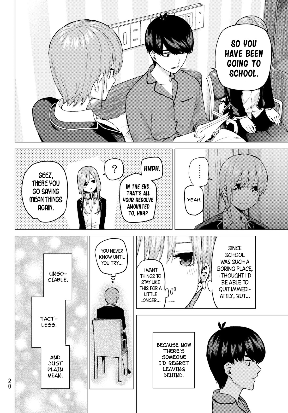 Go-Toubun no Hanayome Chapter 33 page 11 - Chapter 33: Visiting Encounter