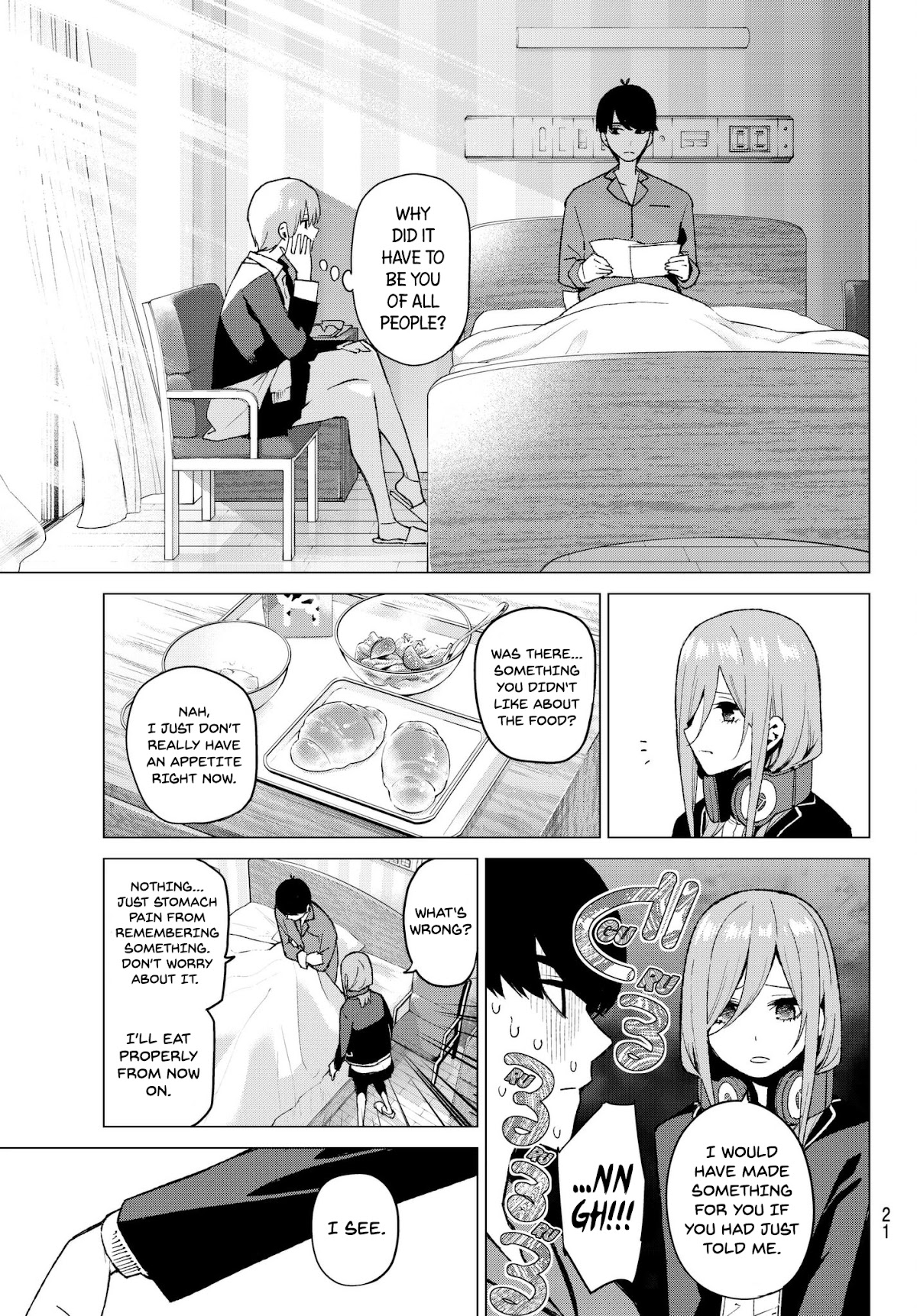 Go-Toubun no Hanayome Chapter 33 page 12 - Chapter 33: Visiting Encounter