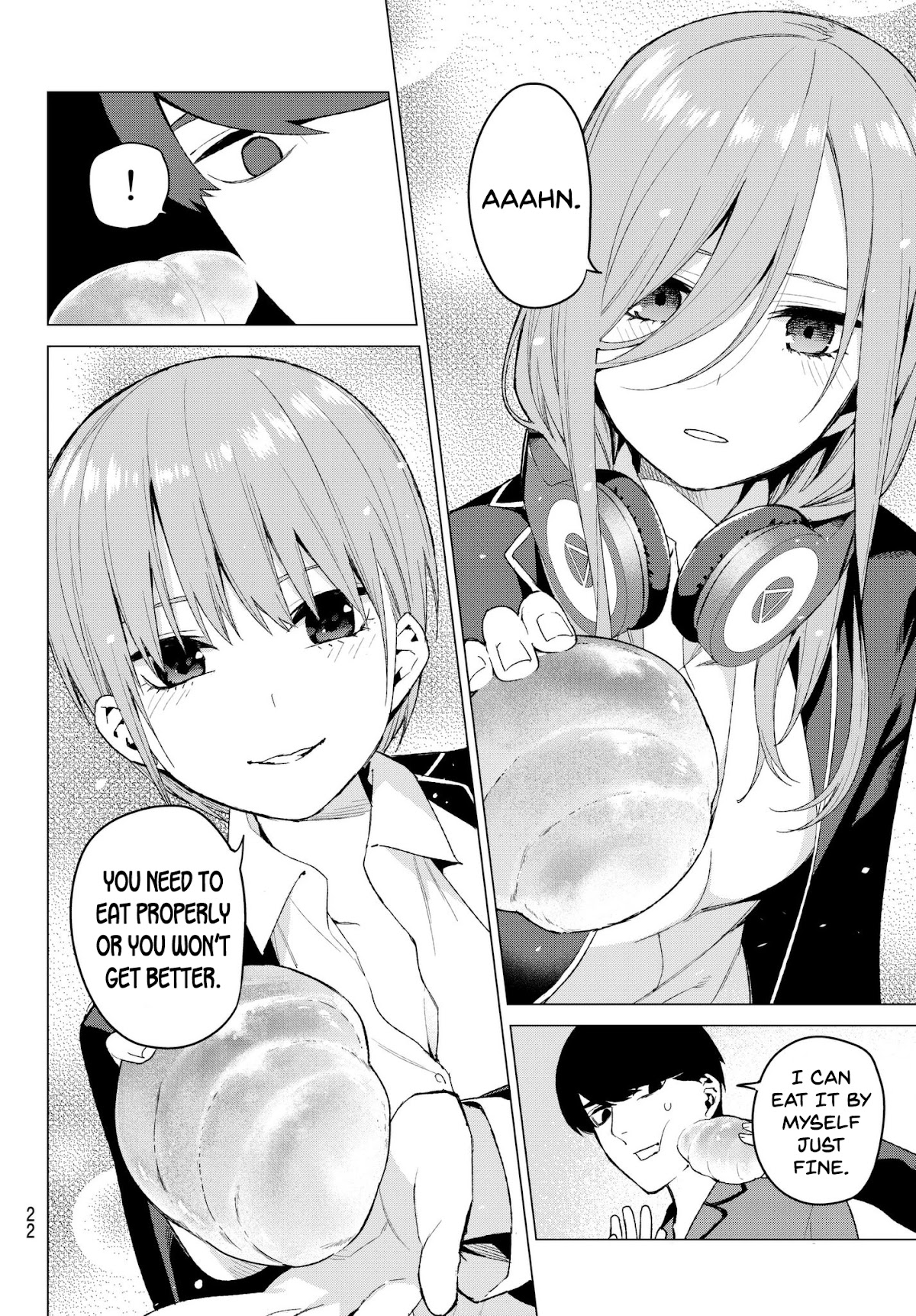 Go-Toubun no Hanayome Chapter 33 page 13 - Chapter 33: Visiting Encounter