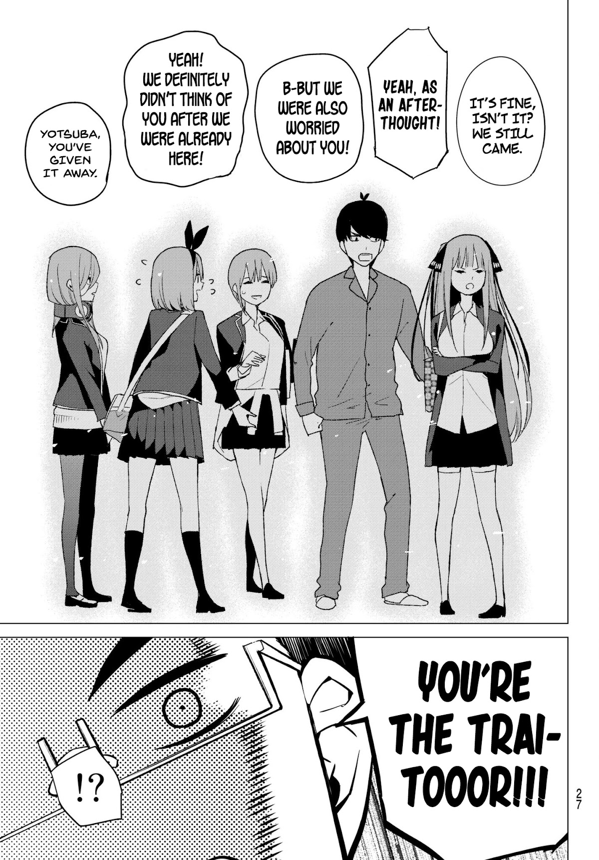 Go-Toubun no Hanayome Chapter 33 page 18 - Chapter 33: Visiting Encounter