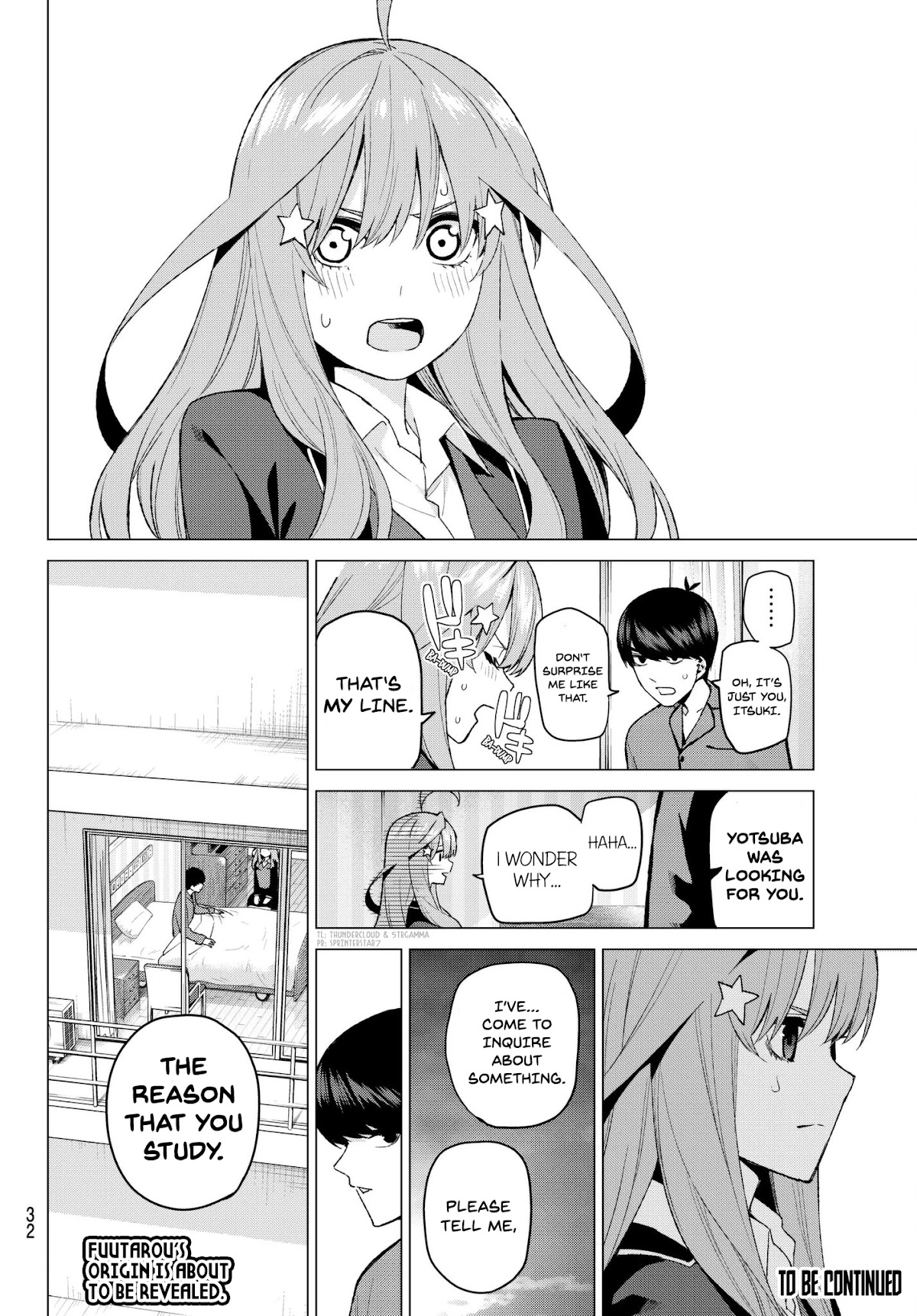 Go-Toubun no Hanayome Chapter 33 page 22 - Chapter 33: Visiting Encounter
