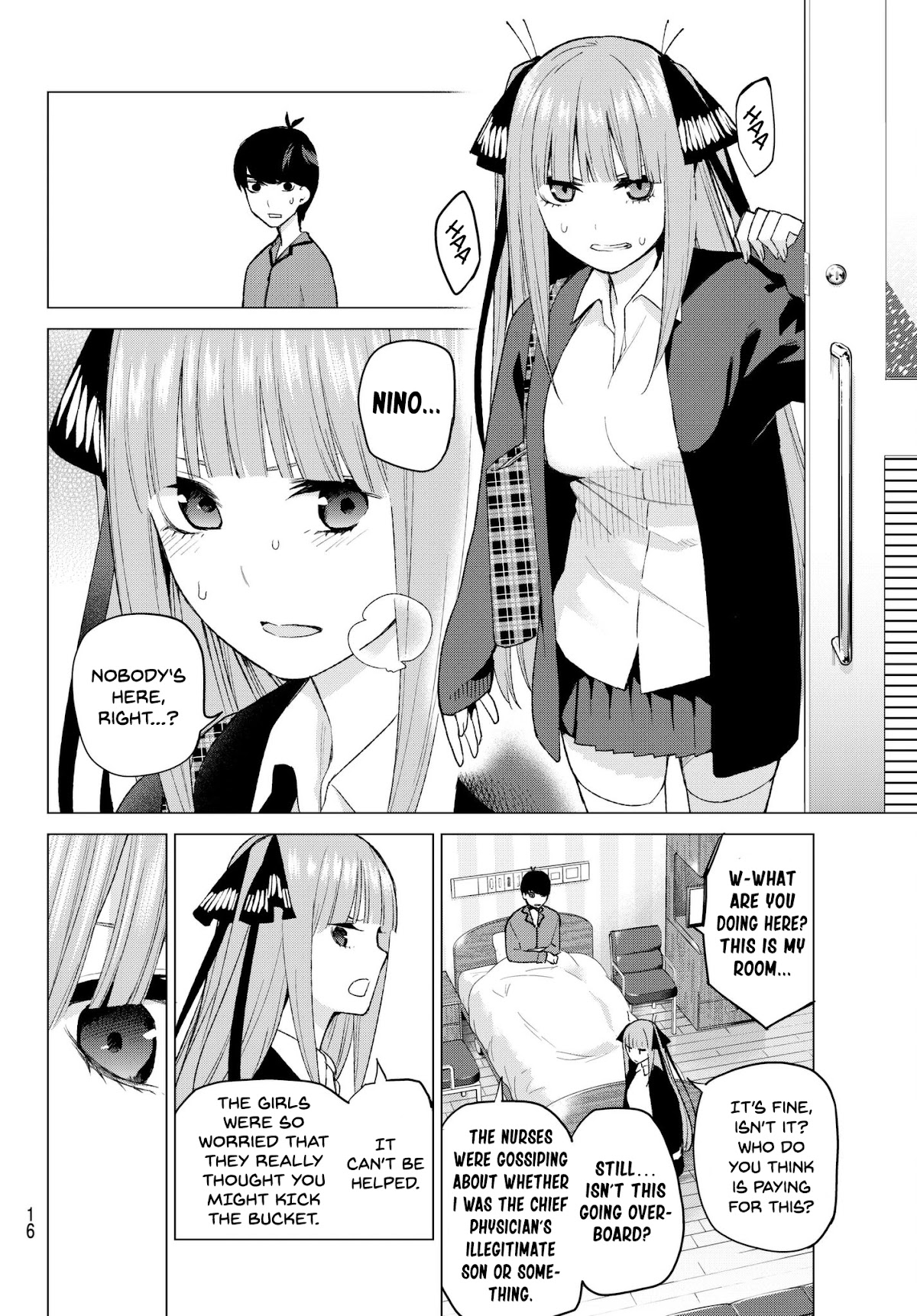 Go-Toubun no Hanayome Chapter 33 page 7 - Chapter 33: Visiting Encounter