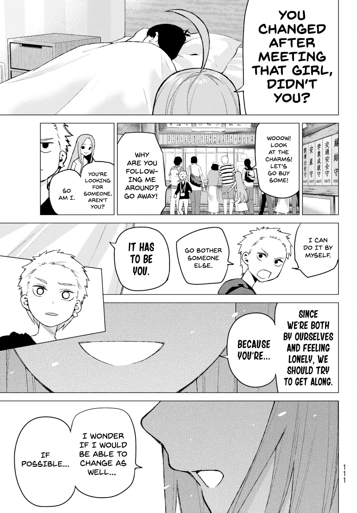 Go-Toubun no Hanayome Chapter 34 page 15 - Chapter 34: Together, Today with Tumult in Kyoto