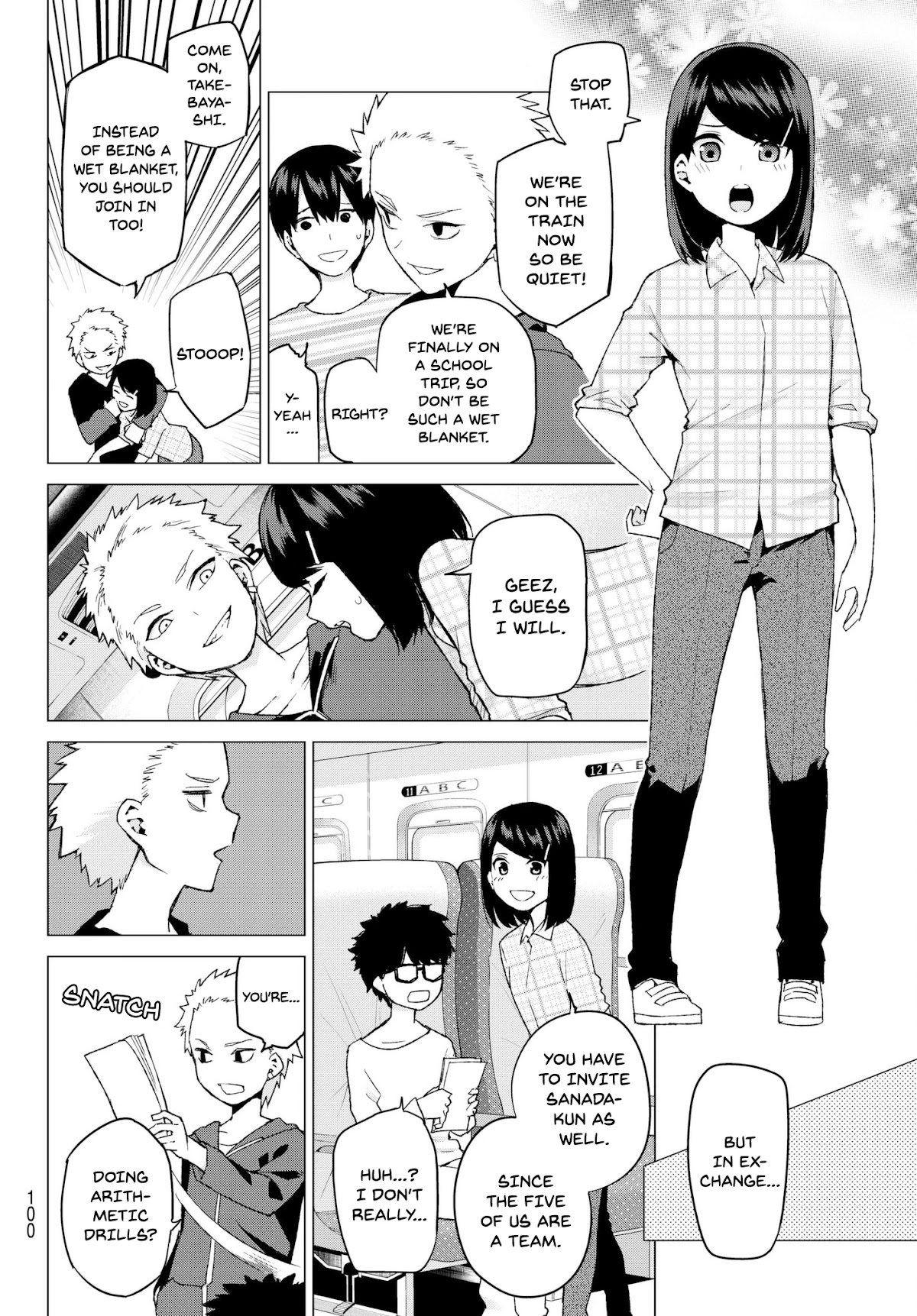 Go-Toubun no Hanayome Chapter 34 page 4 - Chapter 34: Together, Today with Tumult in Kyoto