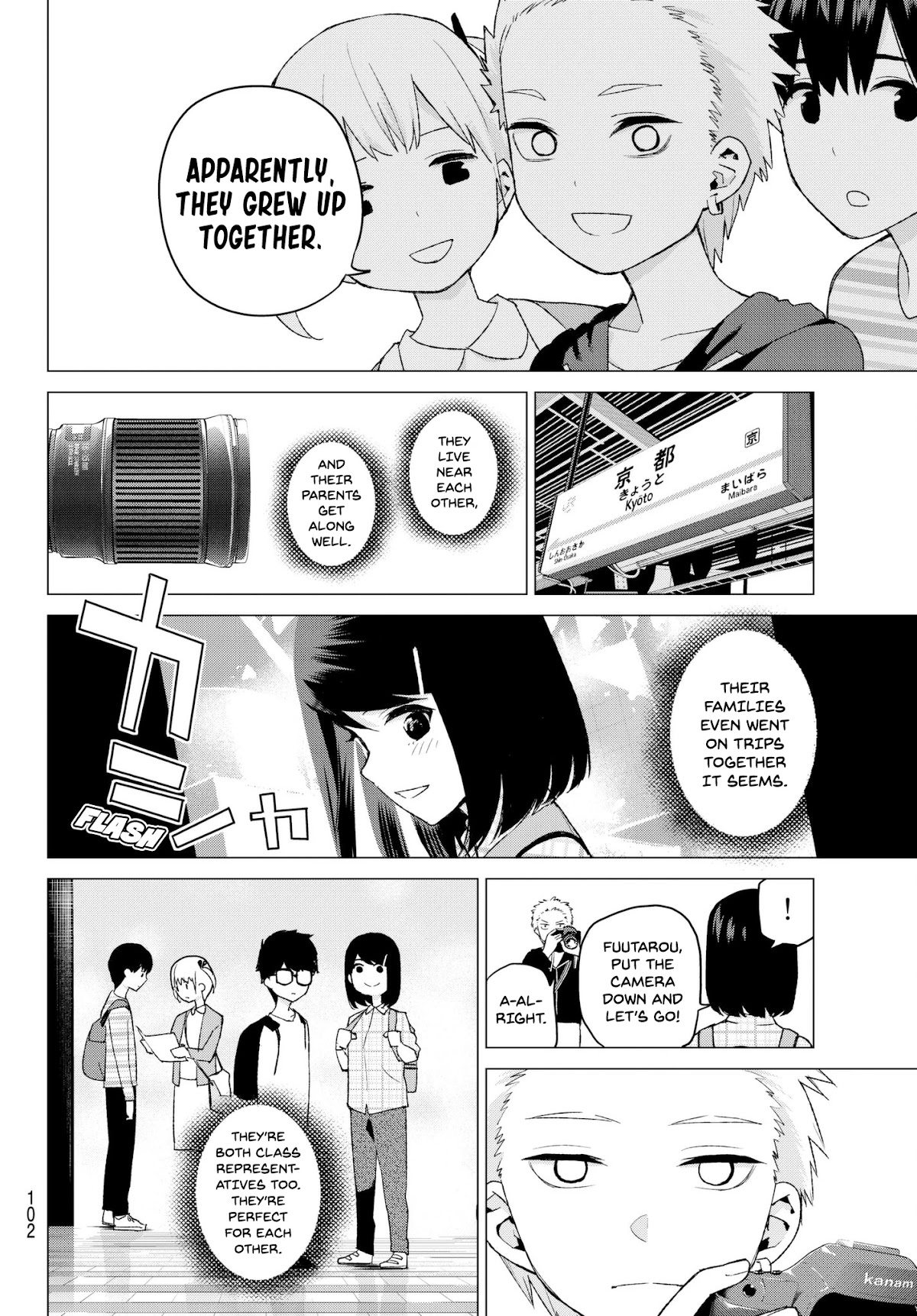 Go-Toubun no Hanayome Chapter 34 page 6 - Chapter 34: Together, Today with Tumult in Kyoto