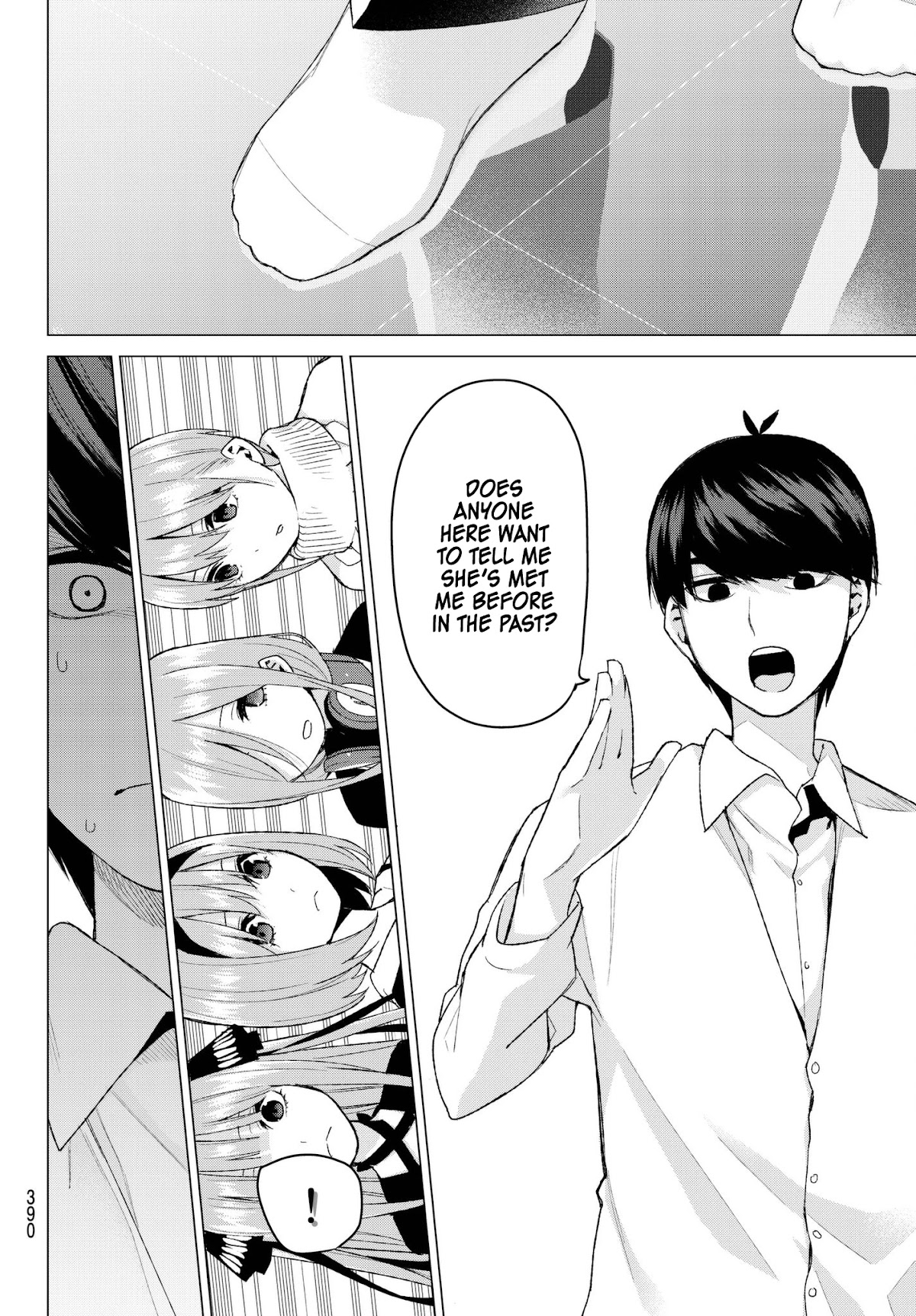 Go-Toubun no Hanayome Chapter 35 page 18 - Chapter 35: Detective Fuutarou and the Five Suspects