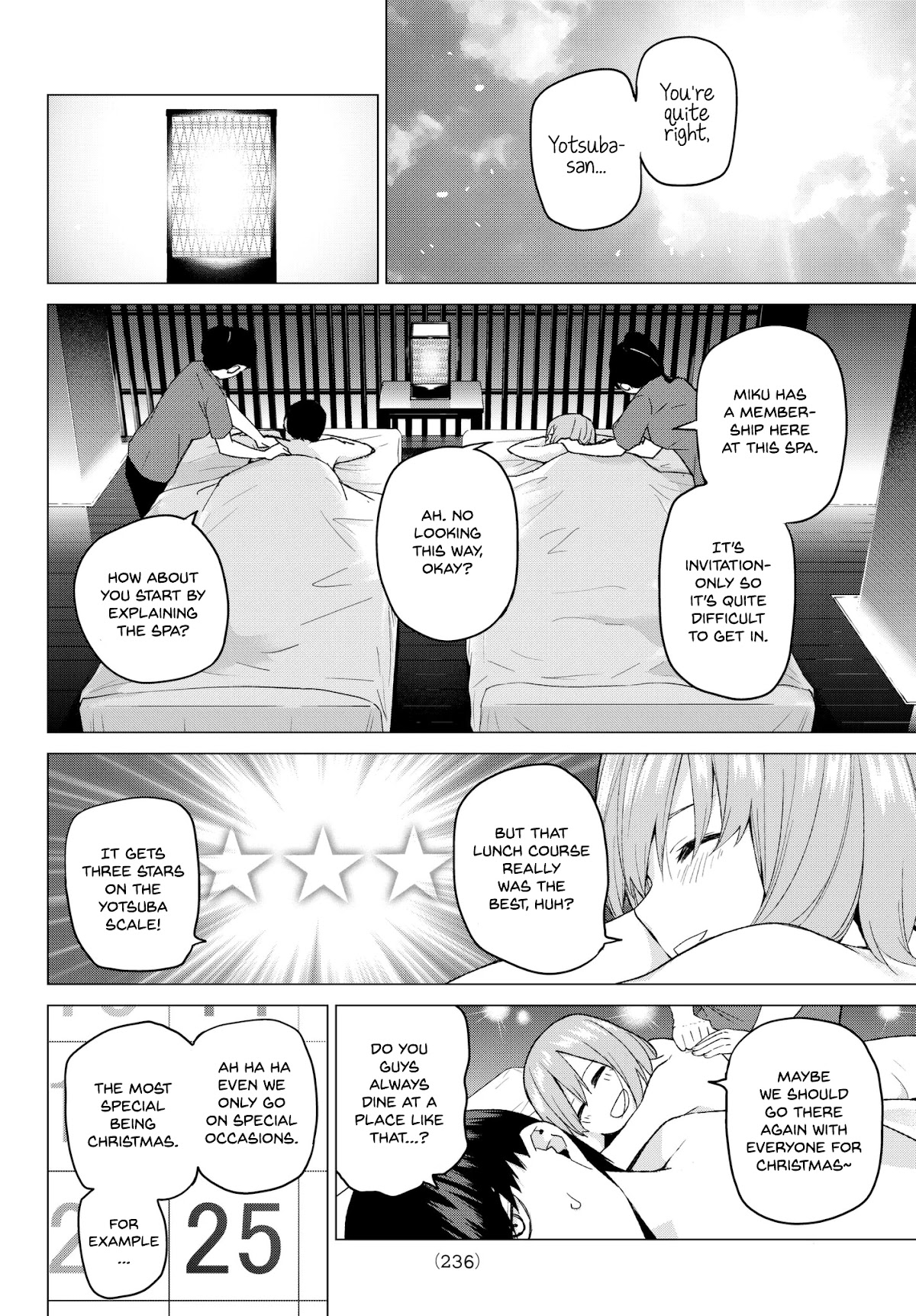 Go-Toubun no Hanayome Chapter 36 page 10 - Chapter 36: Labour Thanksgiving Tour ①