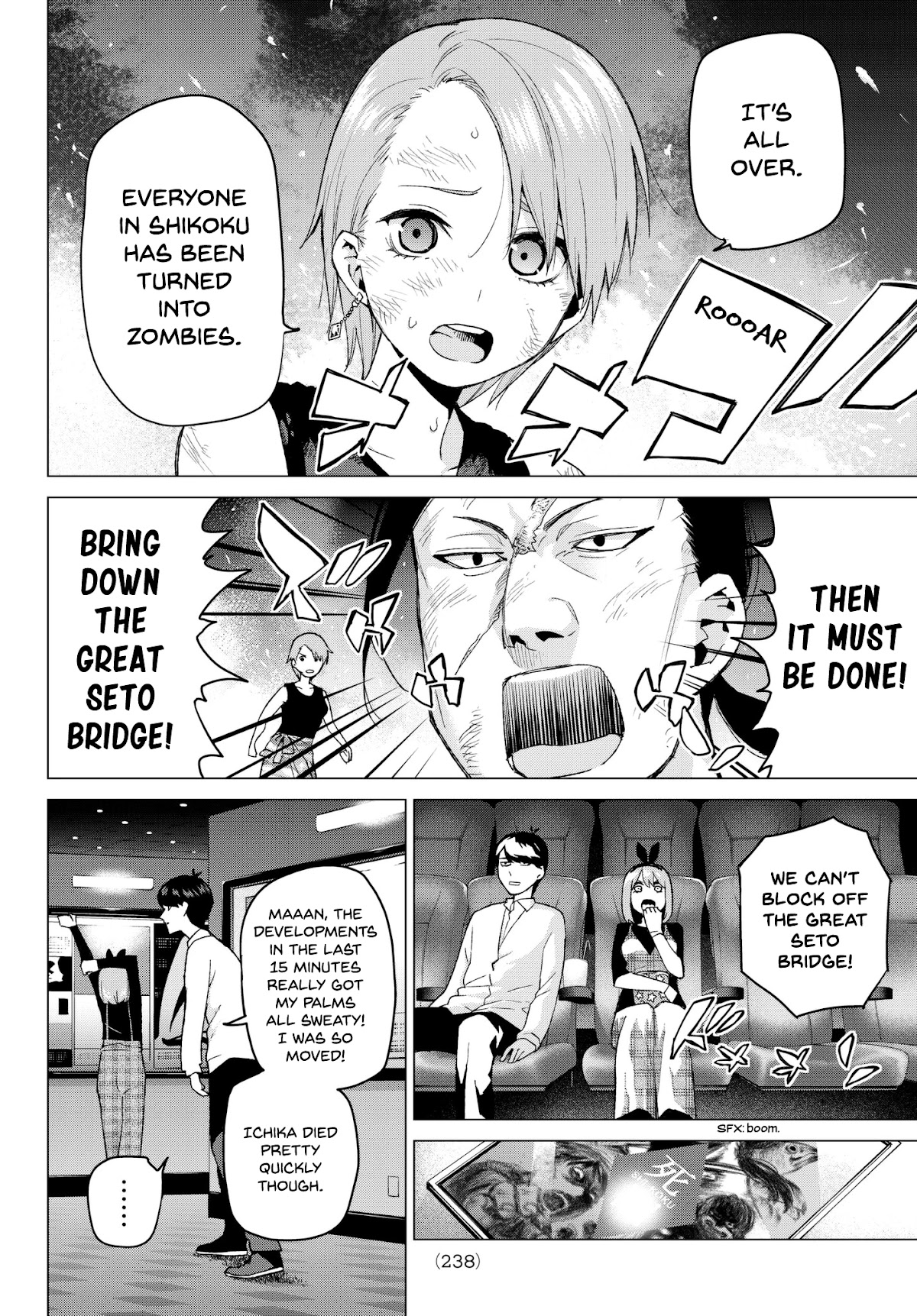 Go-Toubun no Hanayome Chapter 36 page 12 - Chapter 36: Labour Thanksgiving Tour ①