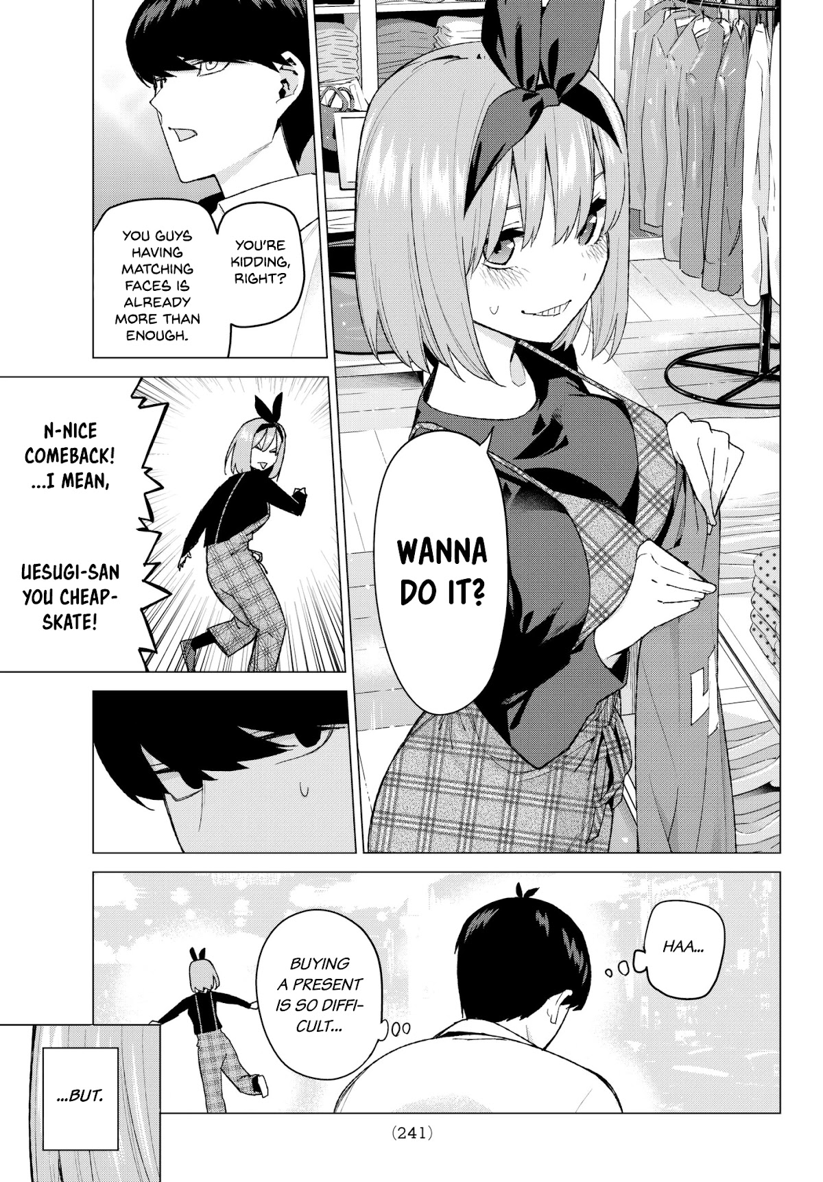 Go-Toubun no Hanayome Chapter 36 page 15 - Chapter 36: Labour Thanksgiving Tour ①