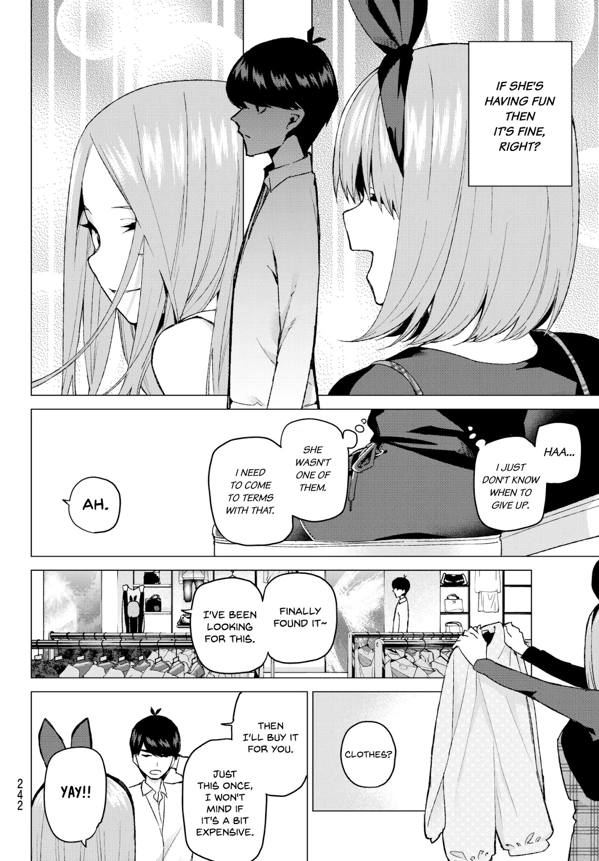 Go-Toubun no Hanayome Chapter 36 page 16 - Chapter 36: Labour Thanksgiving Tour ①