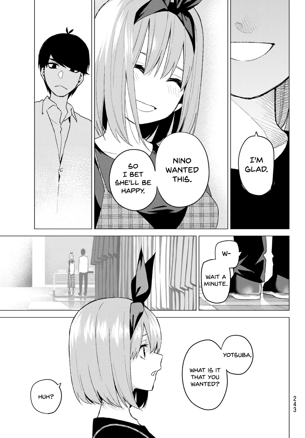 Go-Toubun no Hanayome Chapter 36 page 17 - Chapter 36: Labour Thanksgiving Tour ①