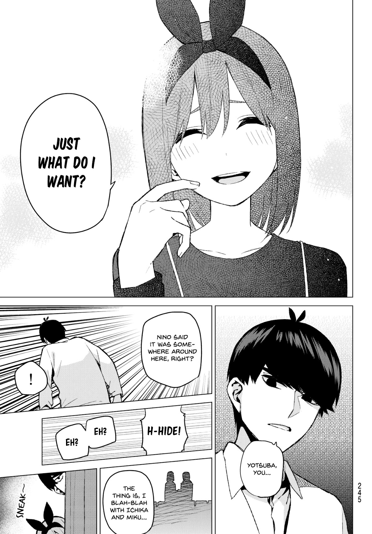 Go-Toubun no Hanayome Chapter 36 page 19 - Chapter 36: Labour Thanksgiving Tour ①
