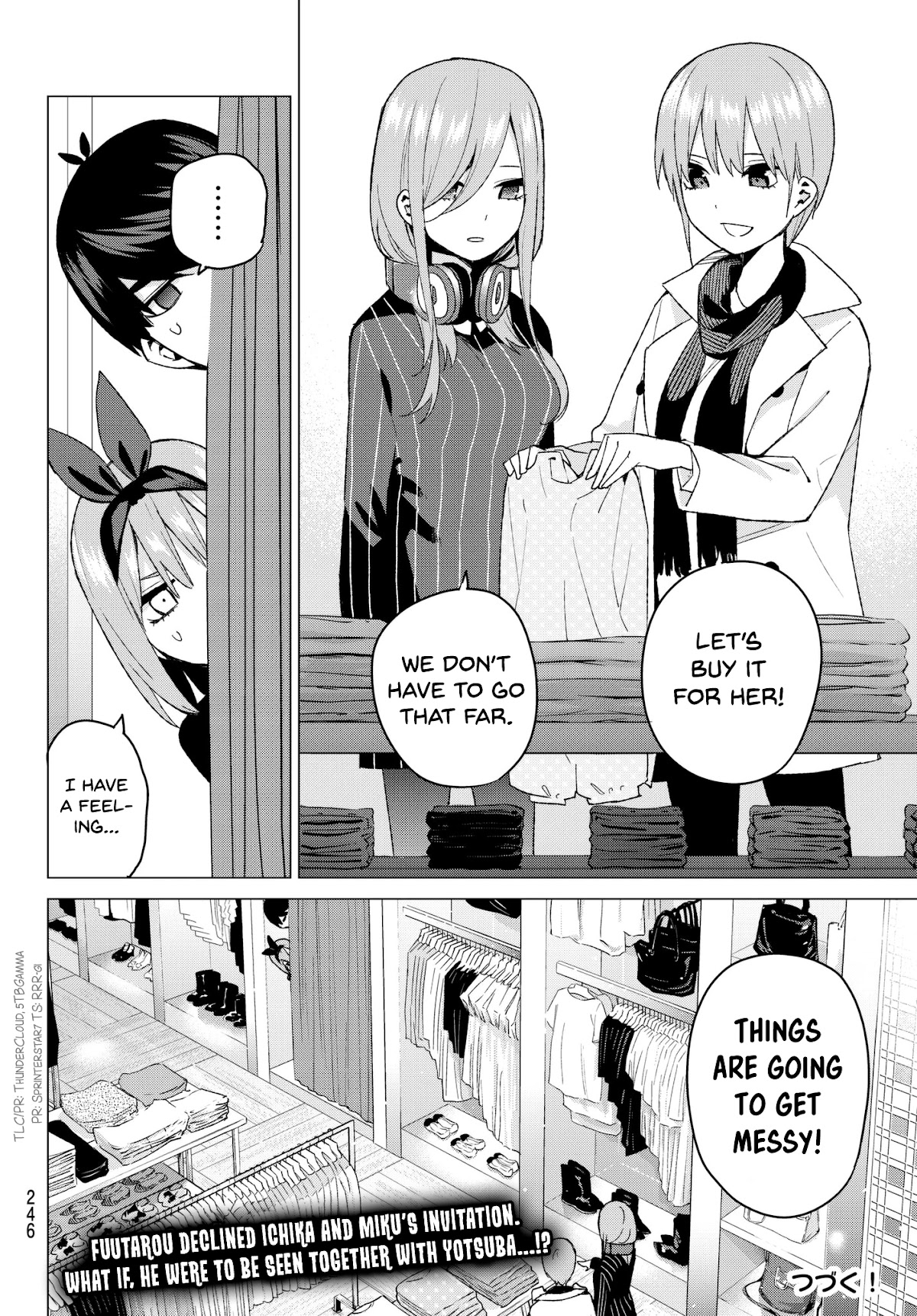 Go-Toubun no Hanayome Chapter 36 page 20 - Chapter 36: Labour Thanksgiving Tour ①