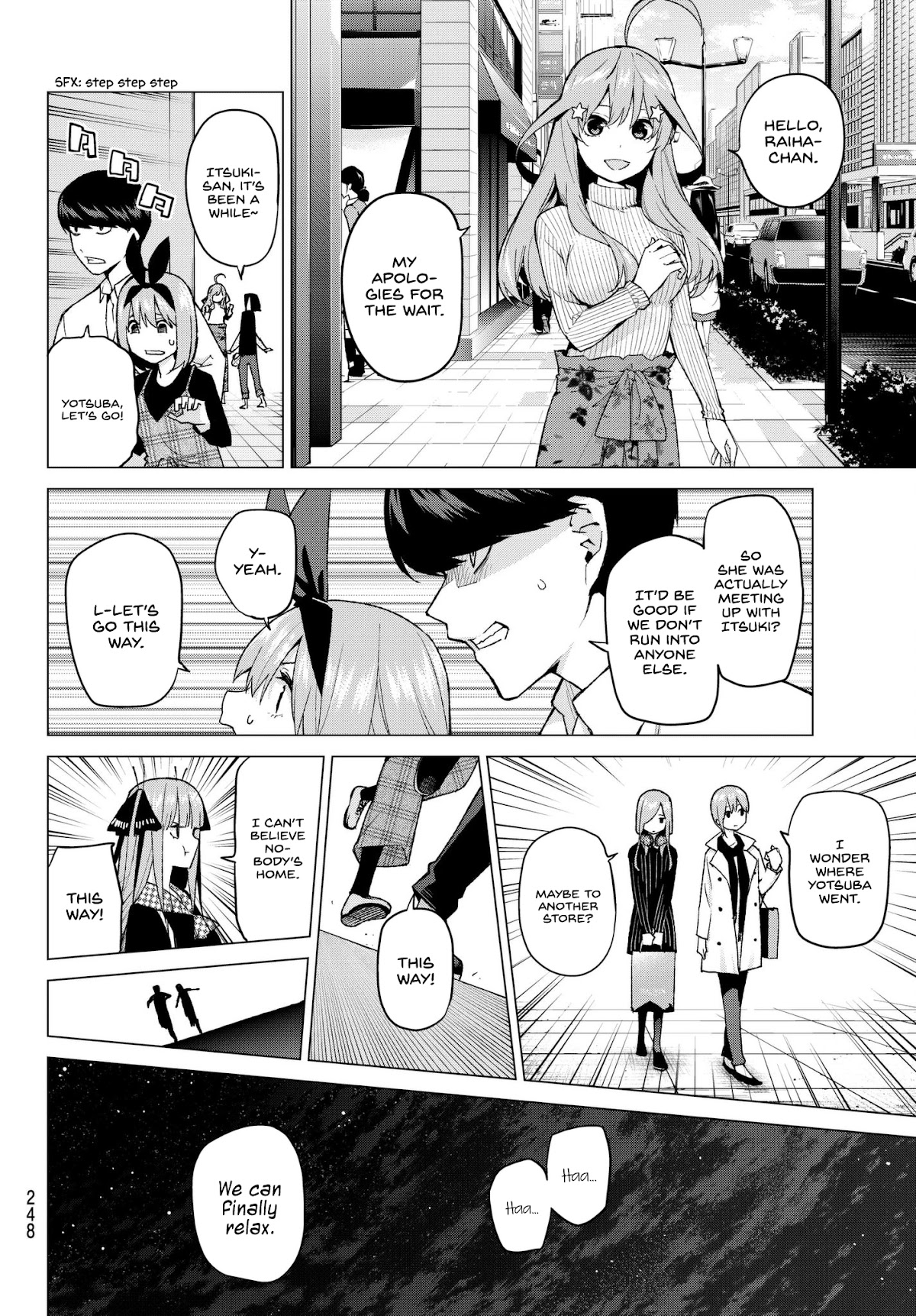 Go-Toubun no Hanayome Chapter 37 page 10 - Chapter 37: Labour Thanksgiving Tour ②