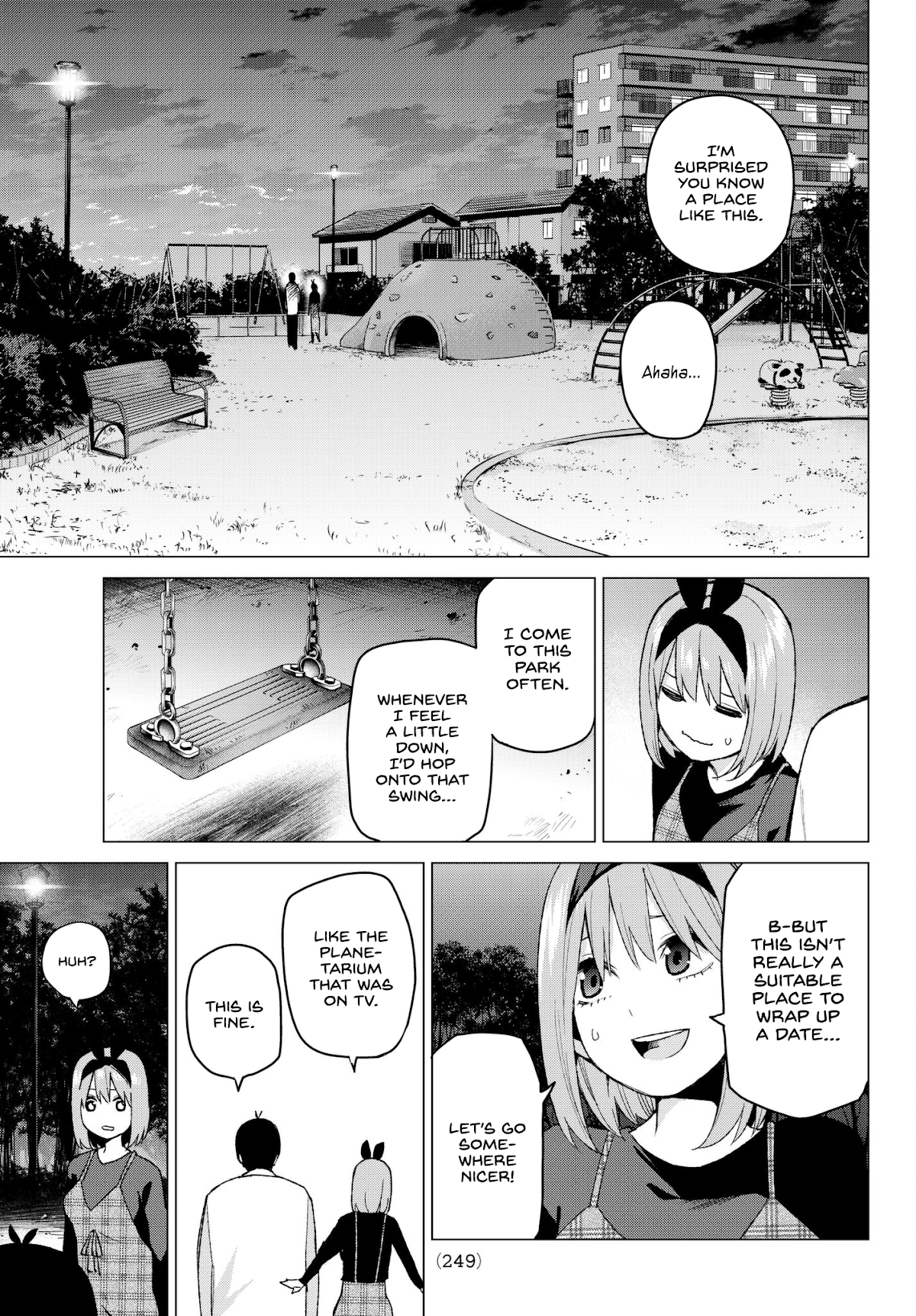 Go-Toubun no Hanayome Chapter 37 page 11 - Chapter 37: Labour Thanksgiving Tour ②