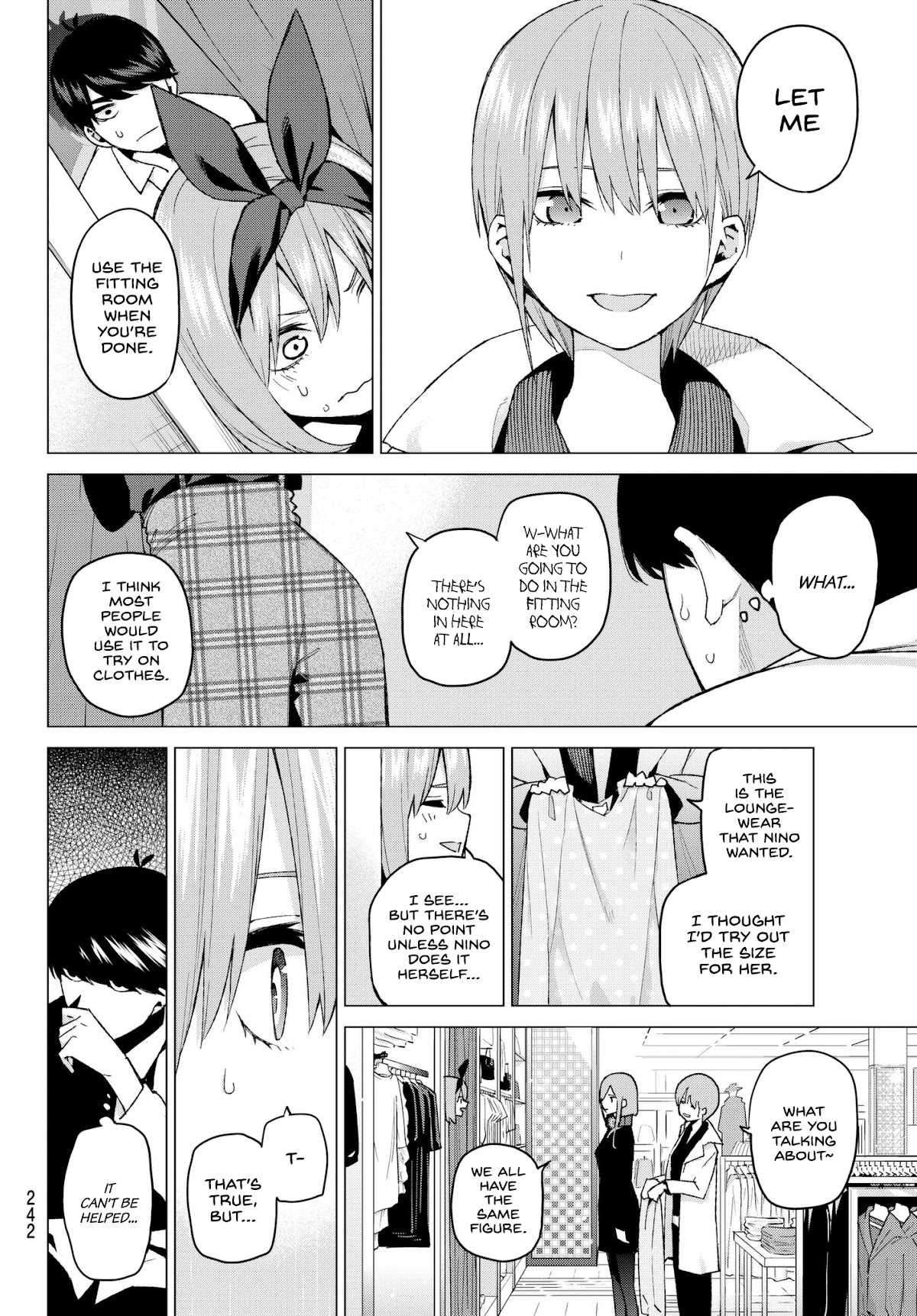 Go-Toubun no Hanayome Chapter 37 page 4 - Chapter 37: Labour Thanksgiving Tour ②