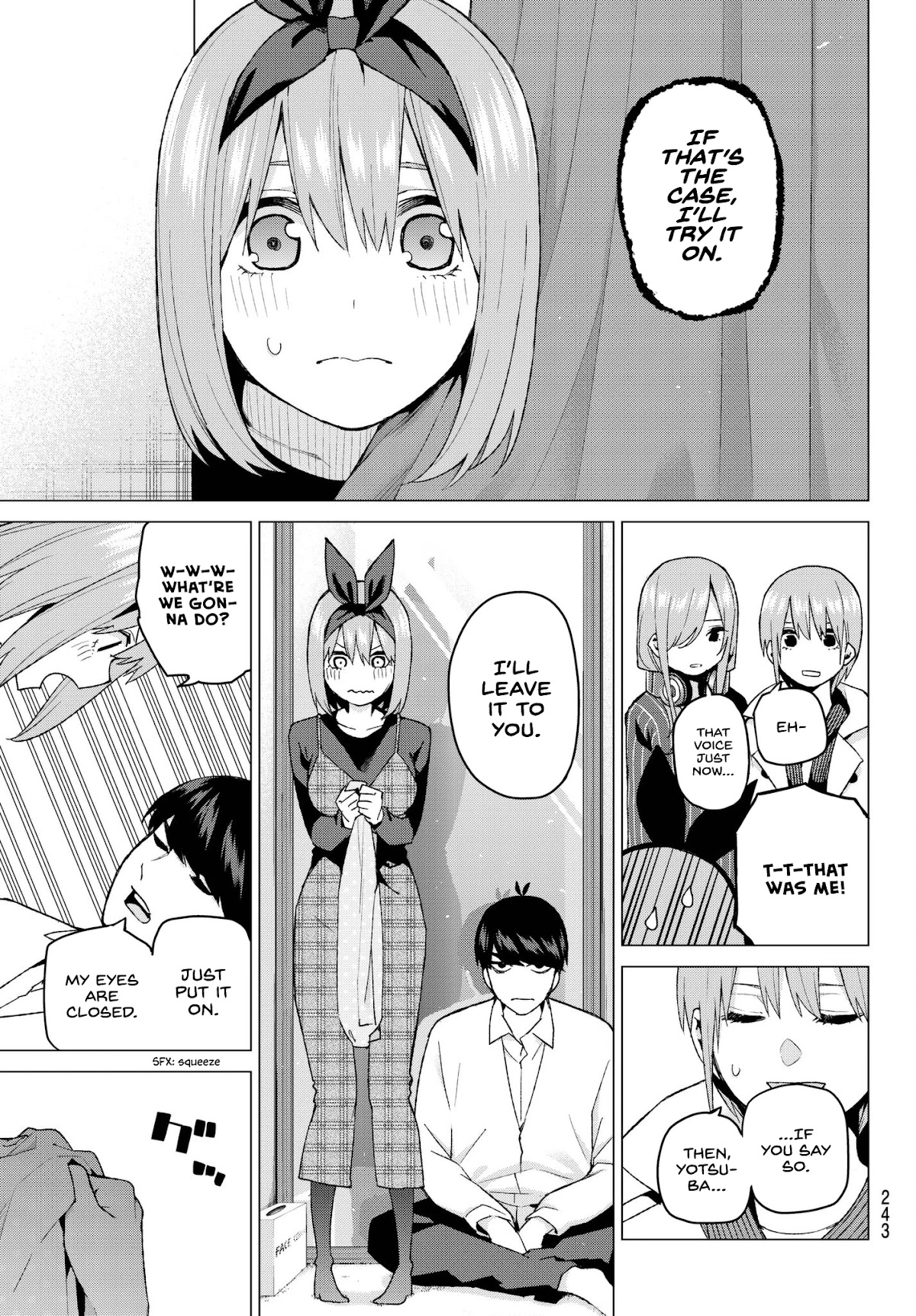 Go-Toubun no Hanayome Chapter 37 page 5 - Chapter 37: Labour Thanksgiving Tour ②