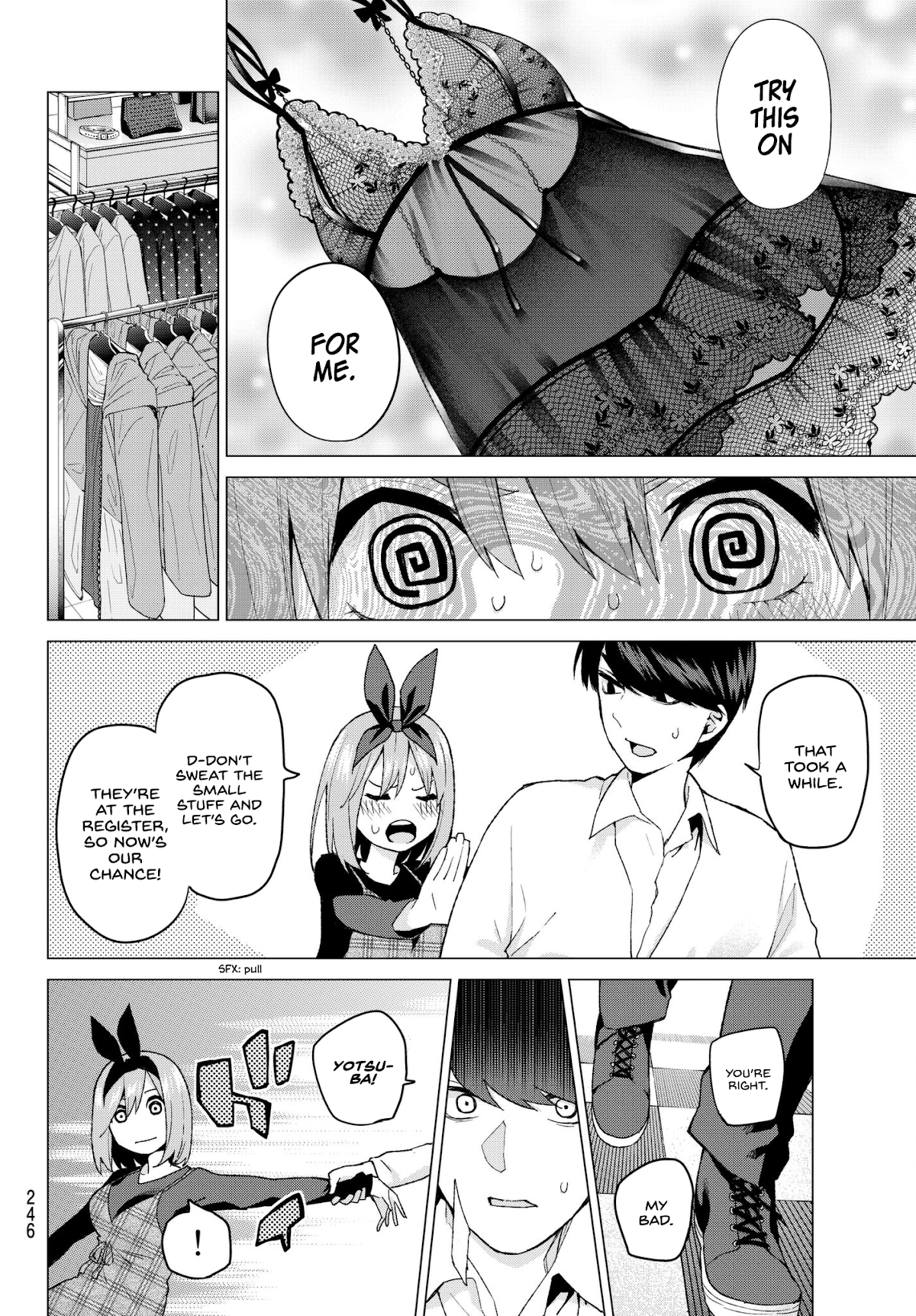 Go-Toubun no Hanayome Chapter 37 page 8 - Chapter 37: Labour Thanksgiving Tour ②